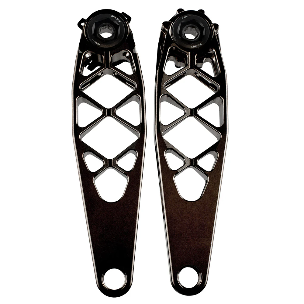 5Dev Titanium MTB Crank Arms 167.5mm Black