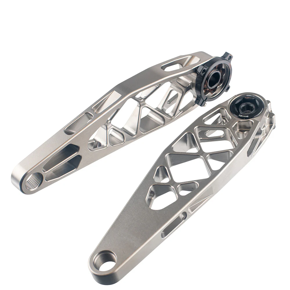 5Dev Titanium MTB Crank Arms 172.5mm Natural