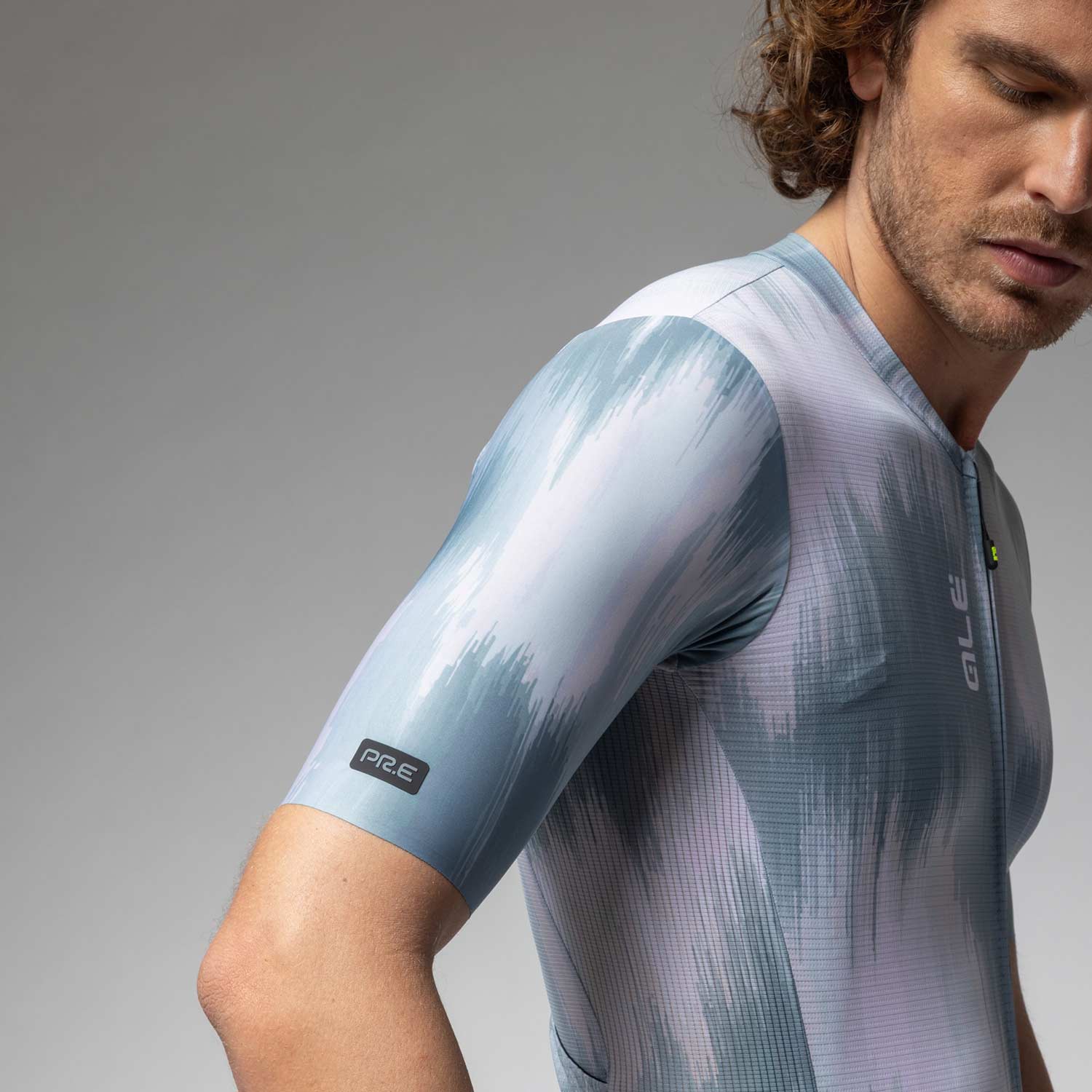 Ale Clothing Argon PR-E Short Sleeved Jersey - L - Grey PR-E - Image 3