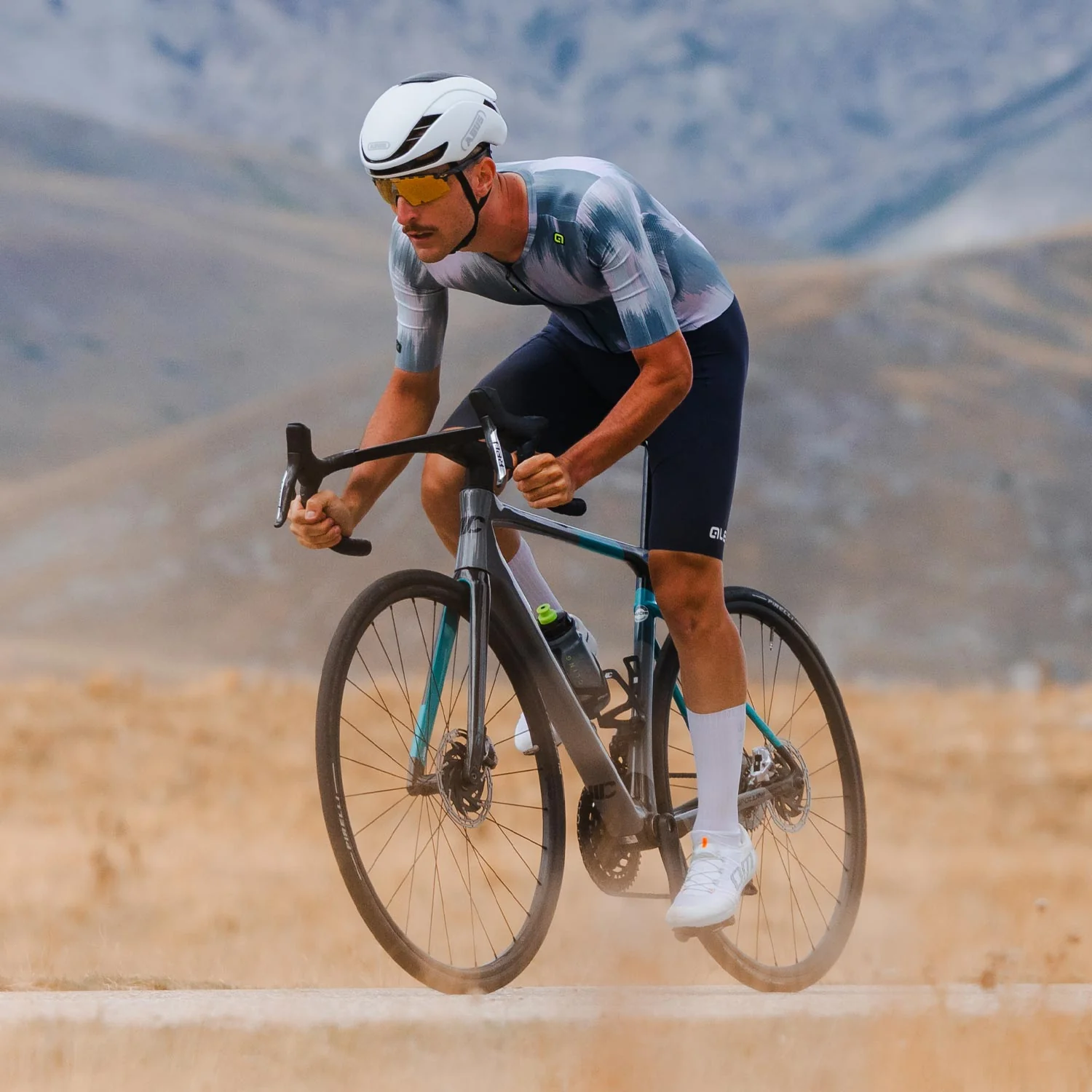 Ale Clothing Argon PR-E Short Sleeved Skinsuit - M - Grey PR-E - Image 7