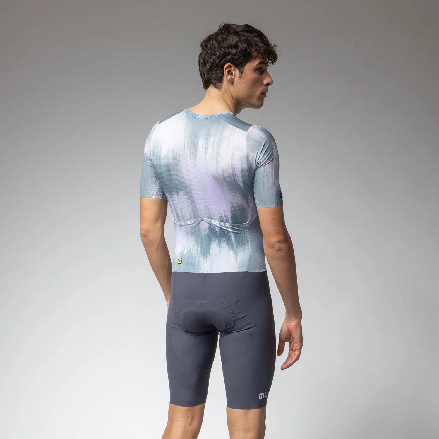 Ale Clothing Argon PR-E Short Sleeved Skinsuit - S - Grey PR-E - Image 2