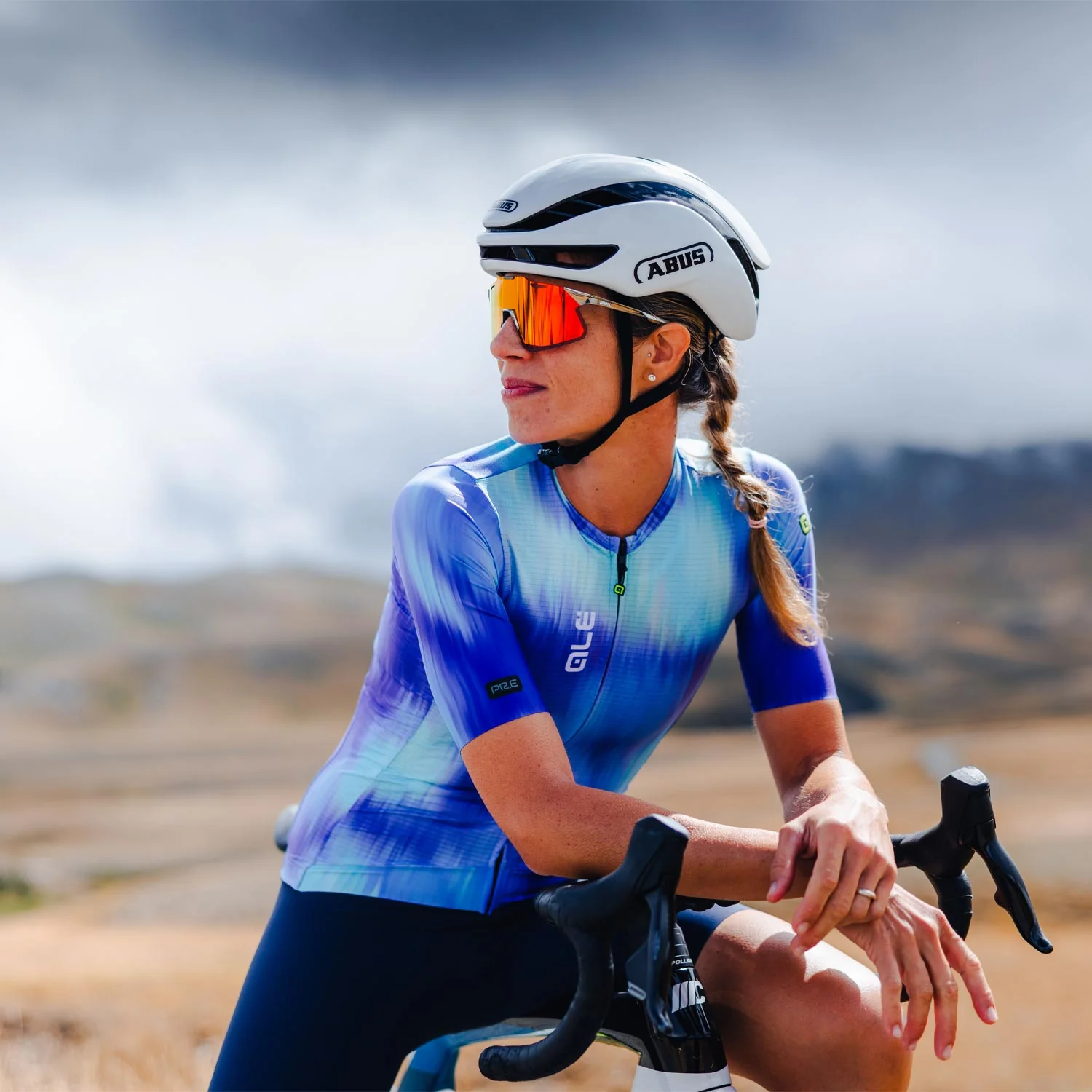 Ale Clothing Argon PR-E Womens Short Sleeved Jersey - XL - Blue PR-E - Image 6