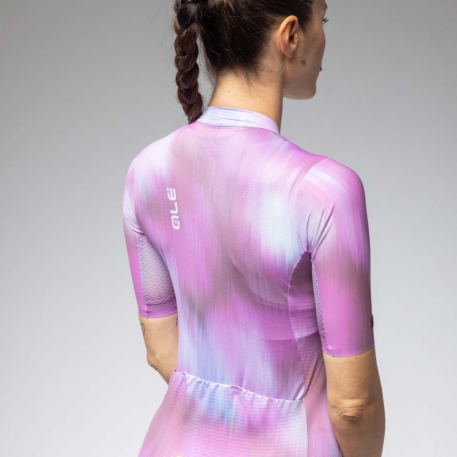 Ale Clothing Argon PR-E Womens Short Sleeved Jersey - XS - Pink PR-E - Image 5