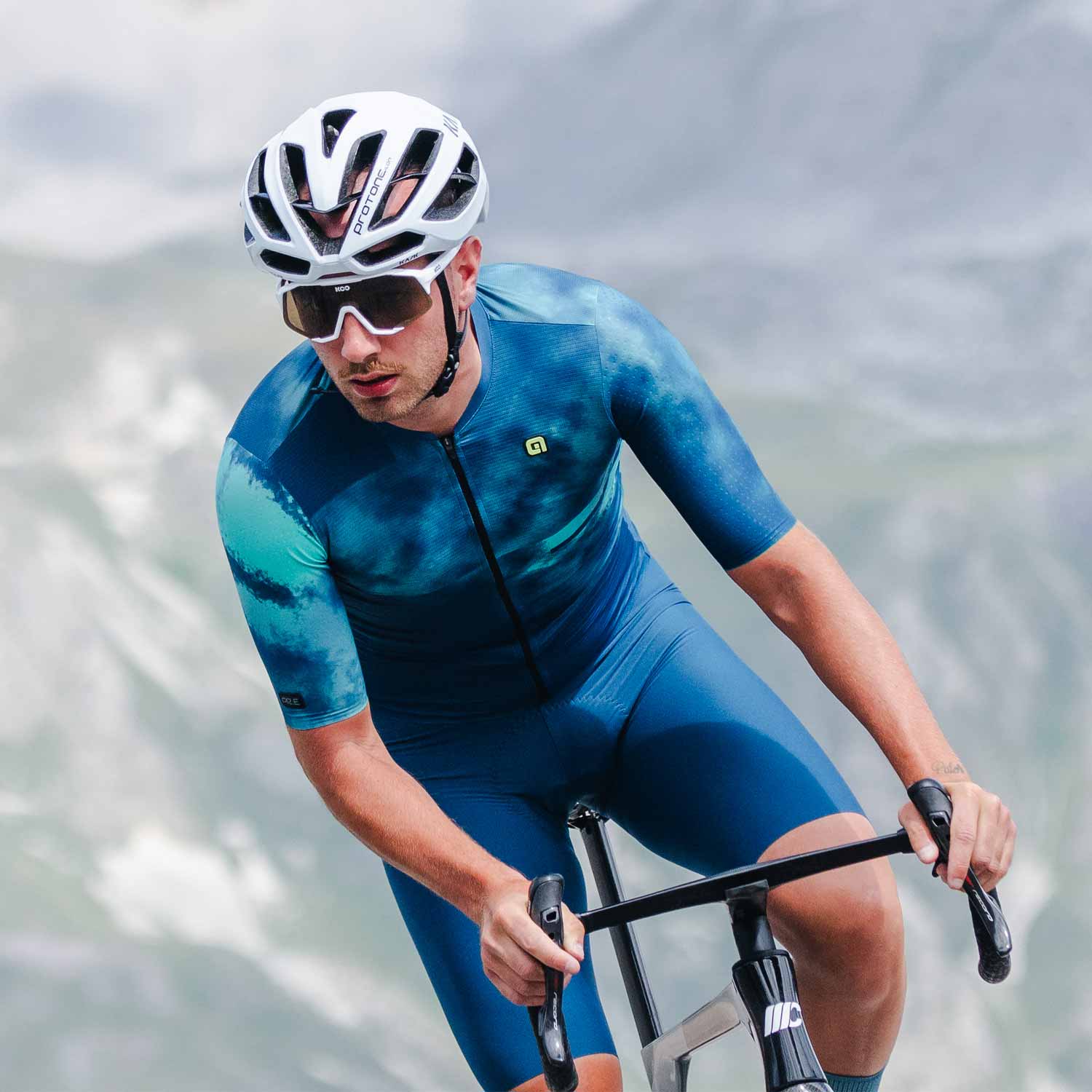 Ale Clothing Atmosphera PR-E Short Sleeved Jersey - S - Light-Blue PR-E - Image 6