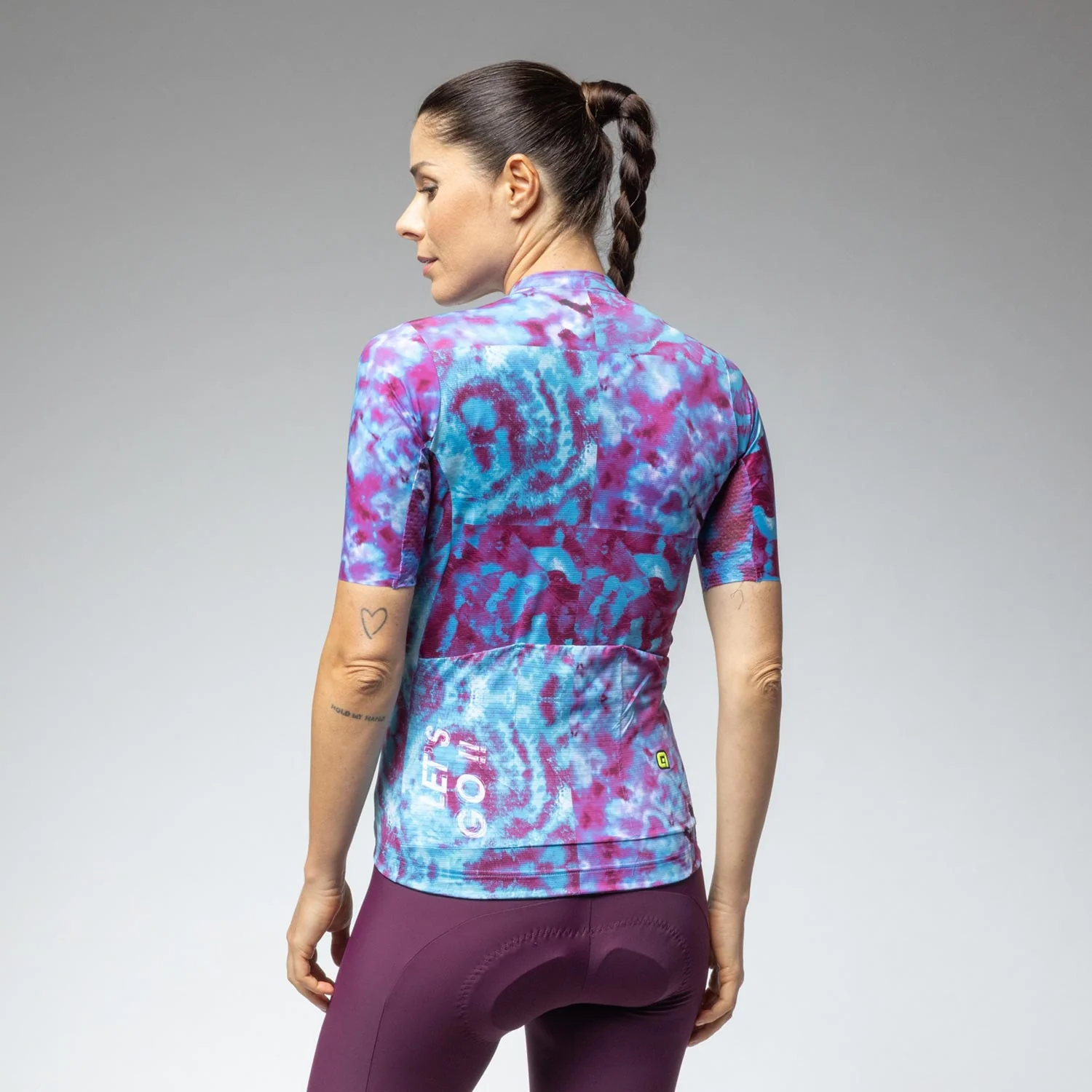 Ale Clothing Clorofilla PR-E Womens Short Sleeved Jersey - M - Multi PR-E - Image 2