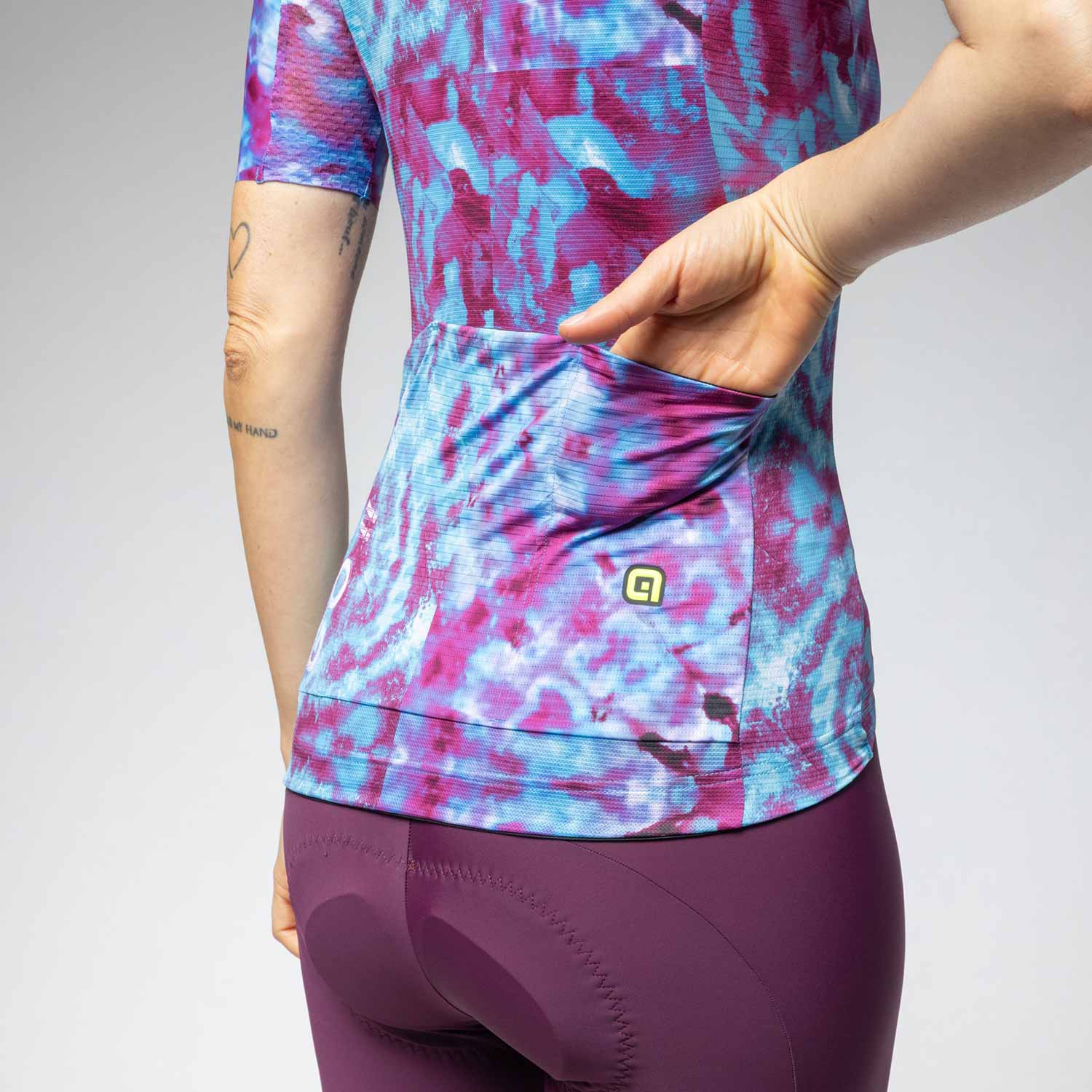 Ale Clothing Clorofilla PR-E Womens Short Sleeved Jersey - M - Multi PR-E - Image 3