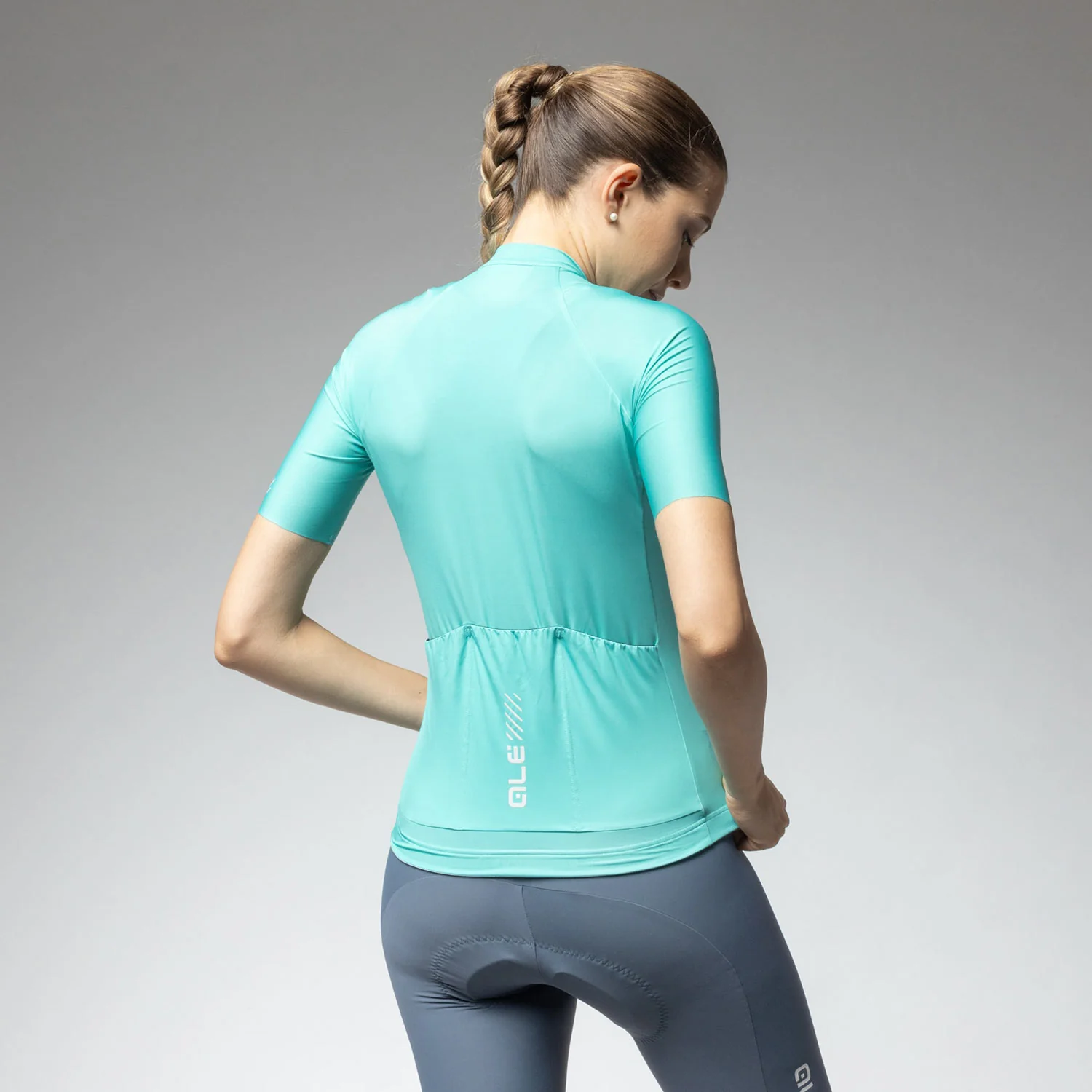 Ale Clothing Colour Block 2.0 Pragma Womens Short Sleeved Jersey - XL - Cyan Pragma - Image 2