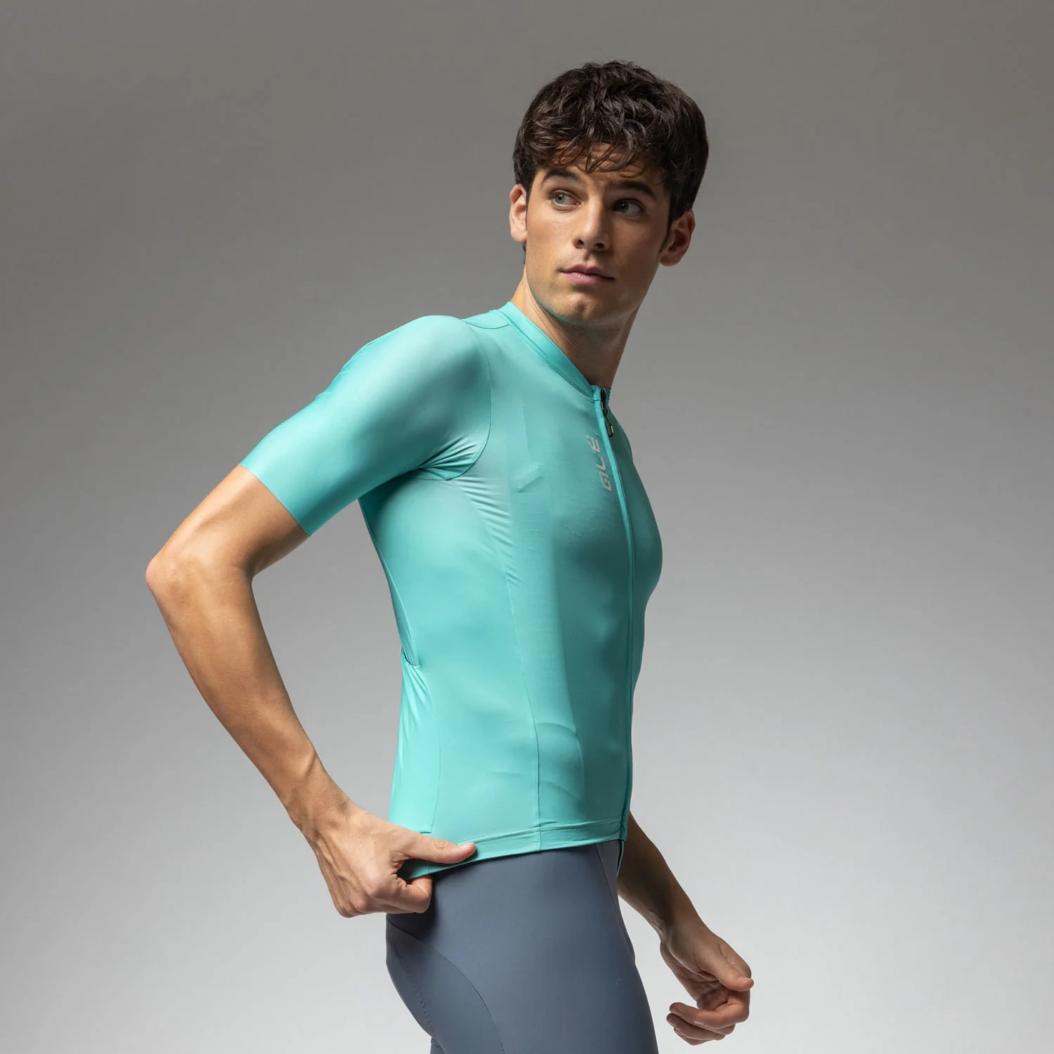 Ale Clothing Colour Block Pragma Short Sleeved Jersey SS26 - M - Cyan Pragma - Image 3
