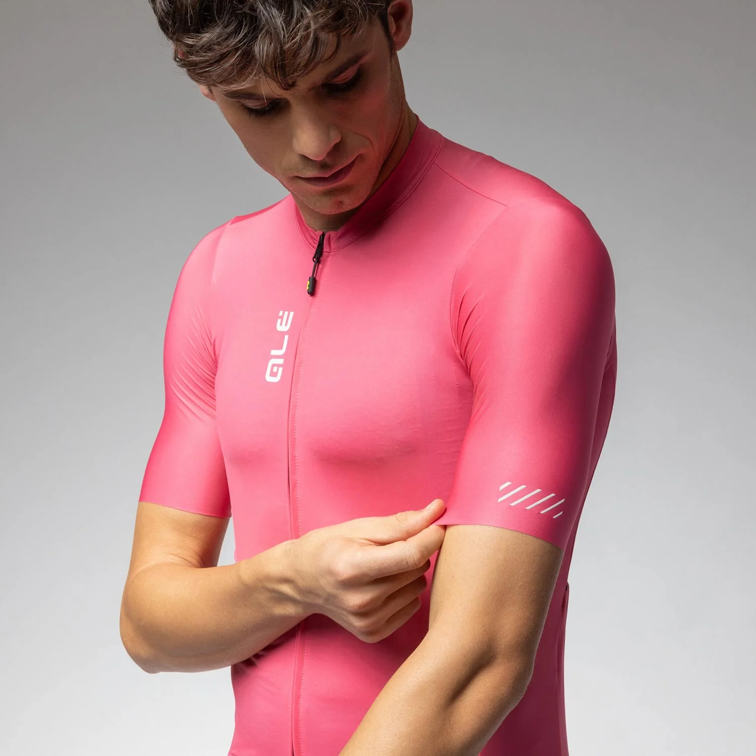 Ale Clothing Colour Block Pragma Short Sleeved Jersey SS26 - XL - Pink Pragma - Image 3