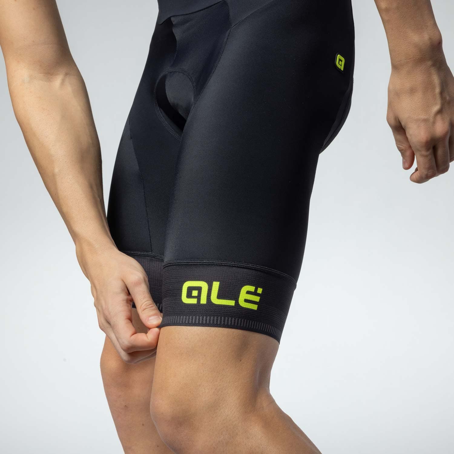Ale Clothing Corsa Pragma Shorts Black/Yellow L - Image 3