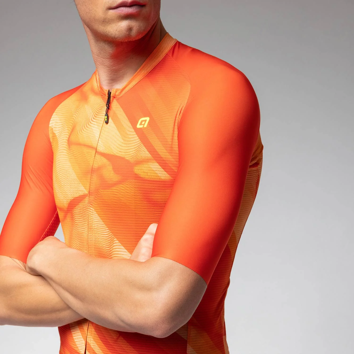 Ale Clothing Crash Pragma Short Sleeved Jersey - M - Orange Pragma - Image 3