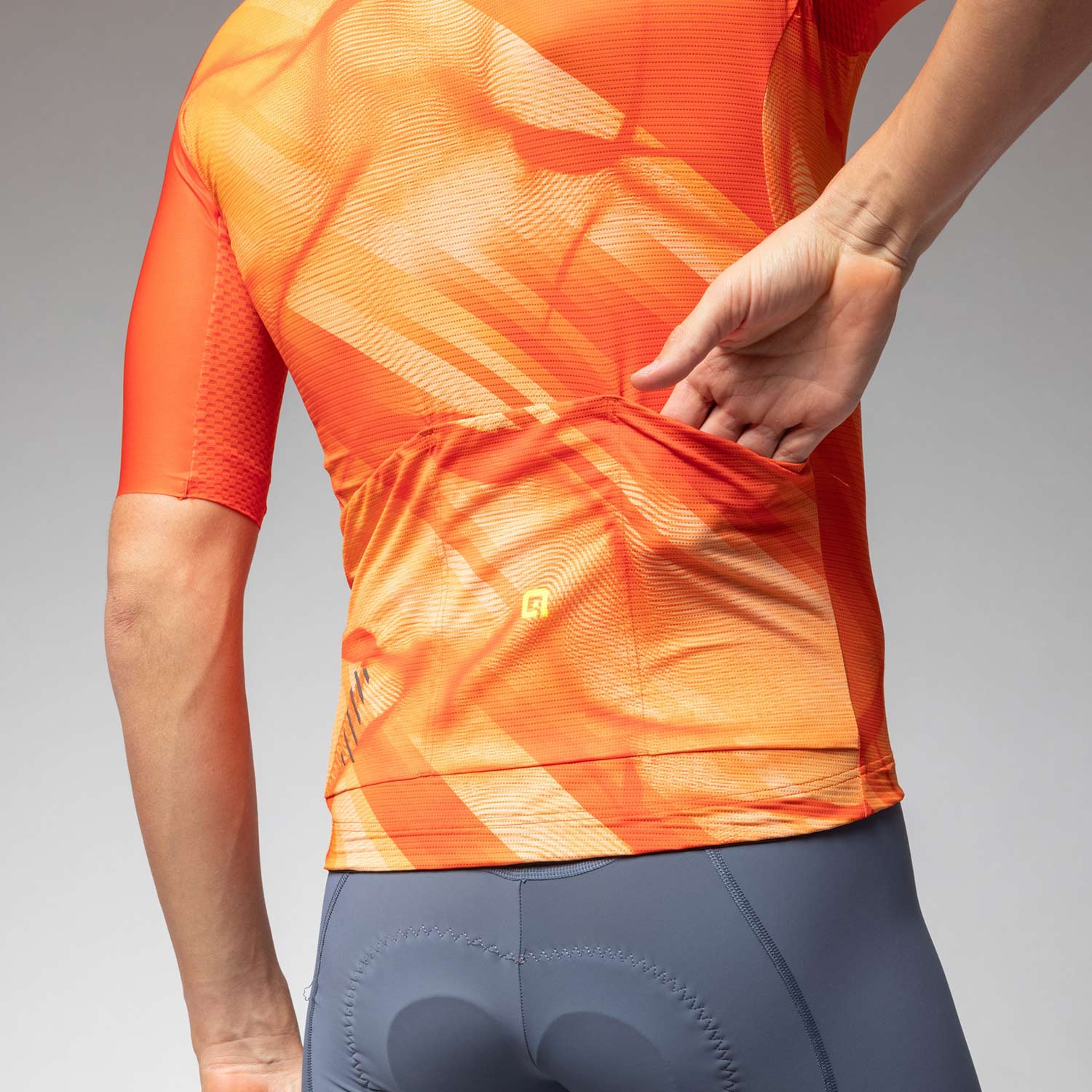 Ale Clothing Crash Pragma Short Sleeved Jersey - M - Orange Pragma - Image 5