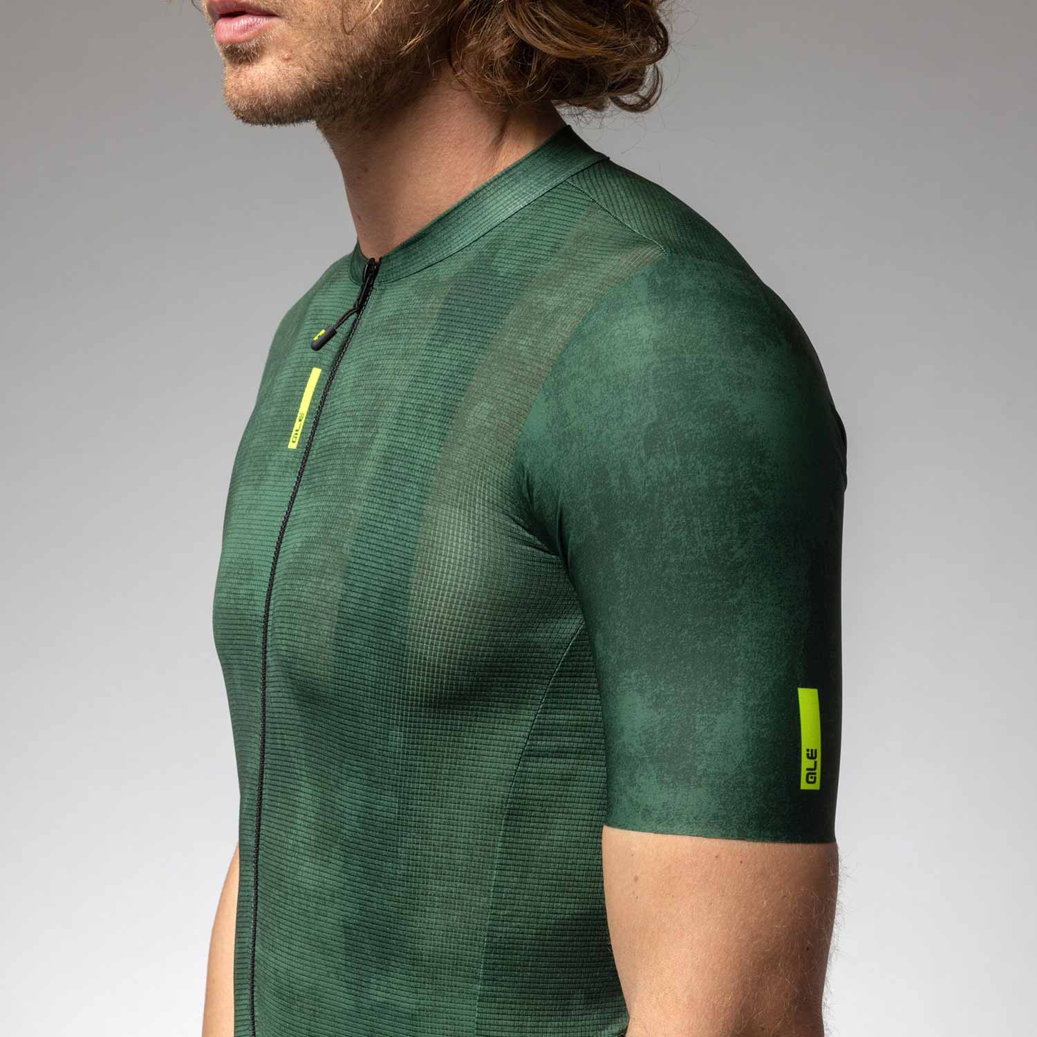 Ale Clothing Deep Pragma Short Sleeved Jersey - M - Green Pragma - Image 3