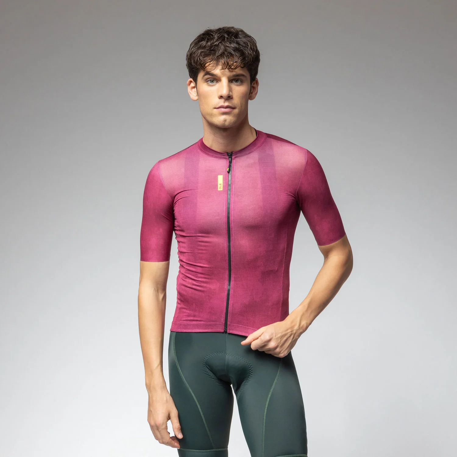 Ale Clothing Deep Pragma Short Sleeved Jersey - M - Purple Pragma