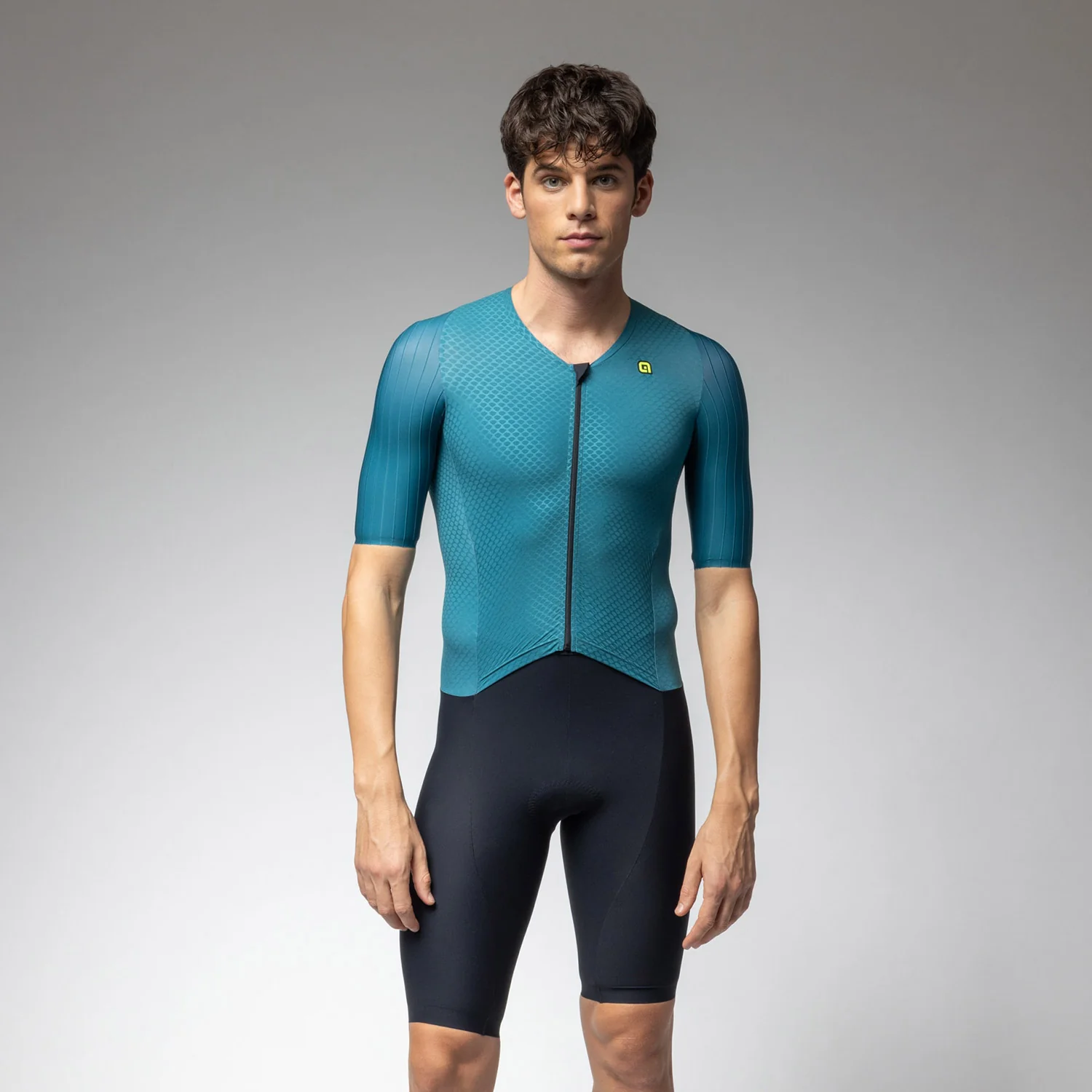 Ale Clothing Eagle Short Sleeved Tri Suit - L - Green PR-E
