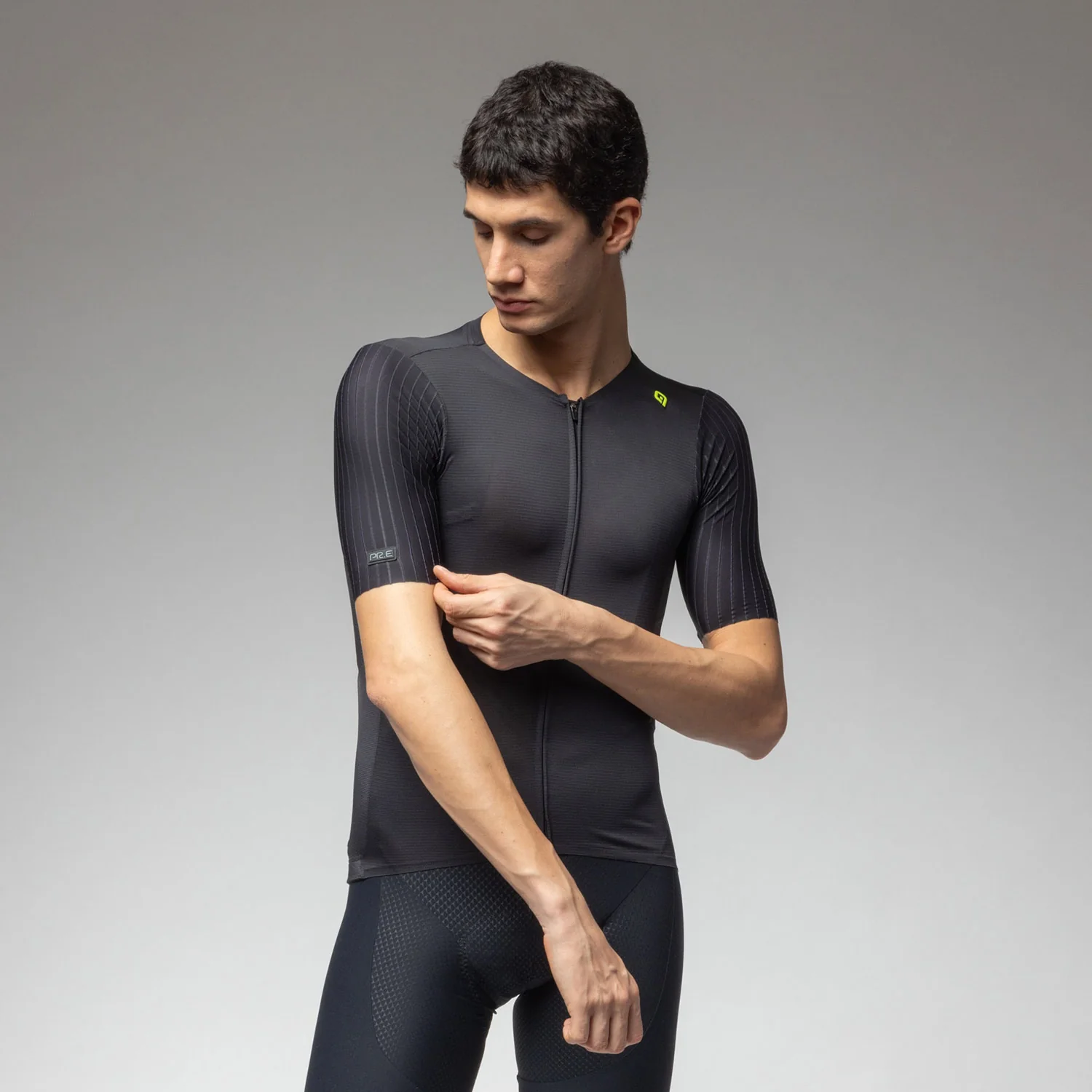 Ale Clothing Earthy Style 2.0 PR-E Short Sleeved Jersey - M - Black PR-E