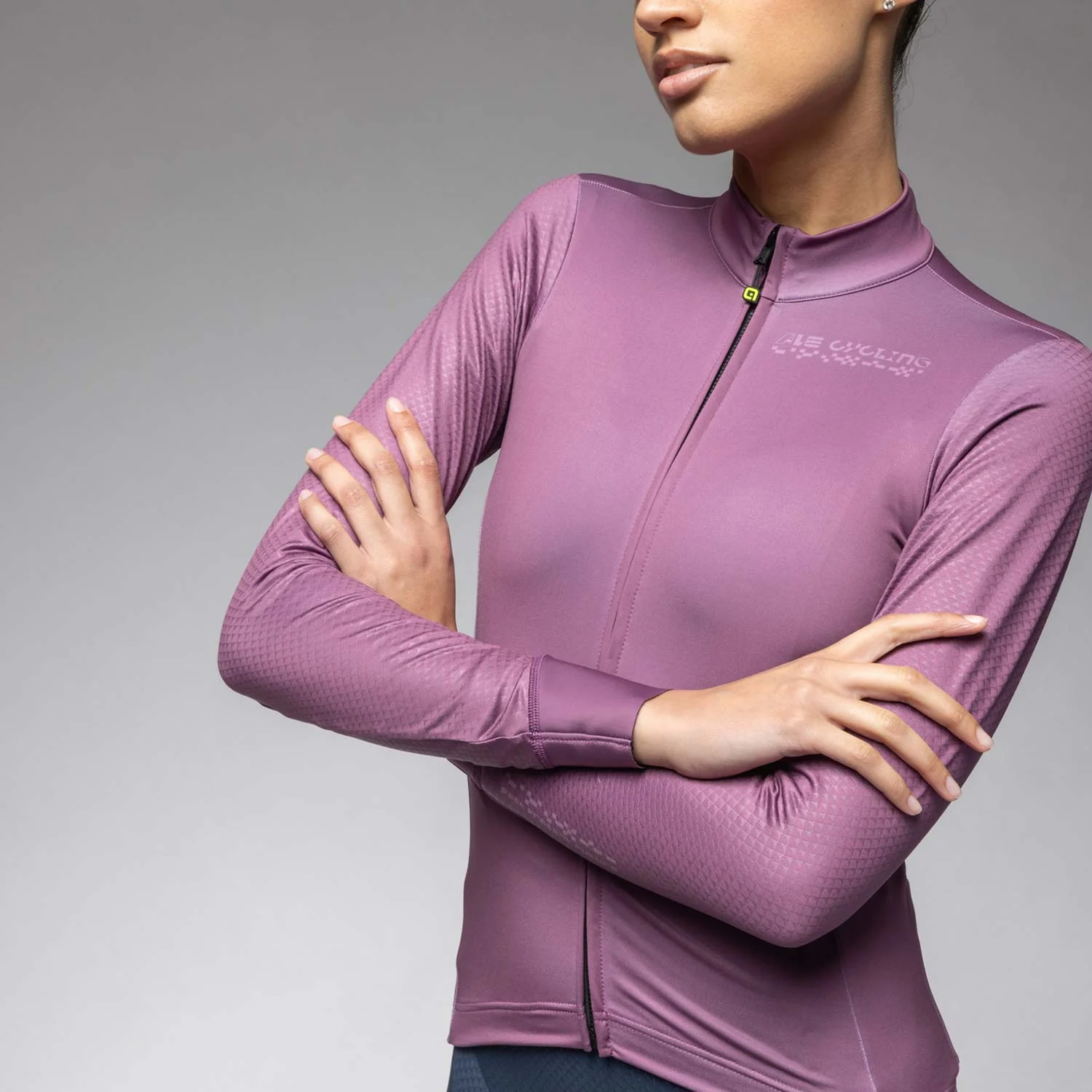 Ale Clothing Follow Me 2.0 PR-E Long Sleeve Womens Jersey - S - Purple PR-E - Image 3