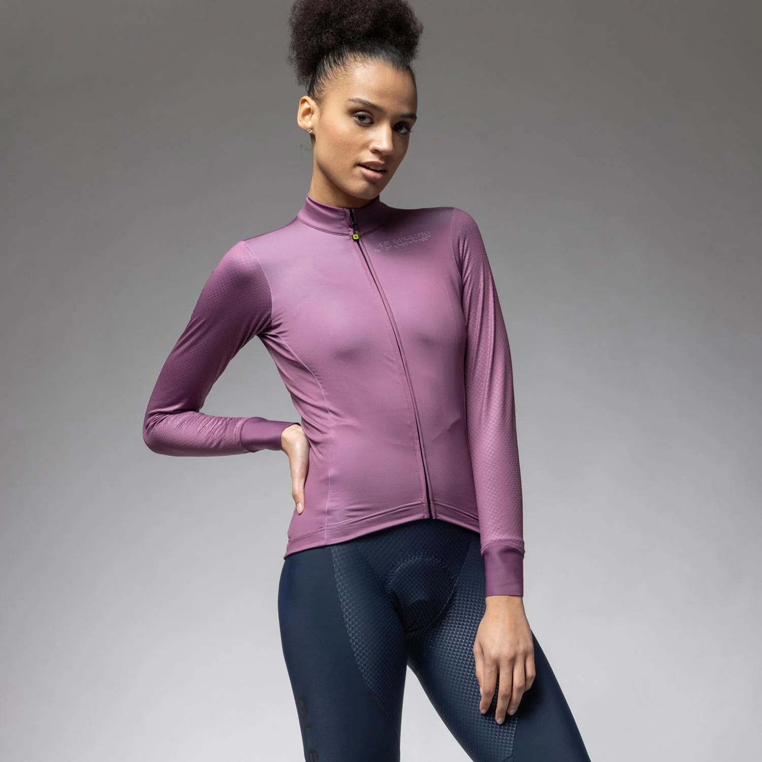 Ale Clothing Follow Me 2.0 PR-E LS Wmns Jersey Mauve M