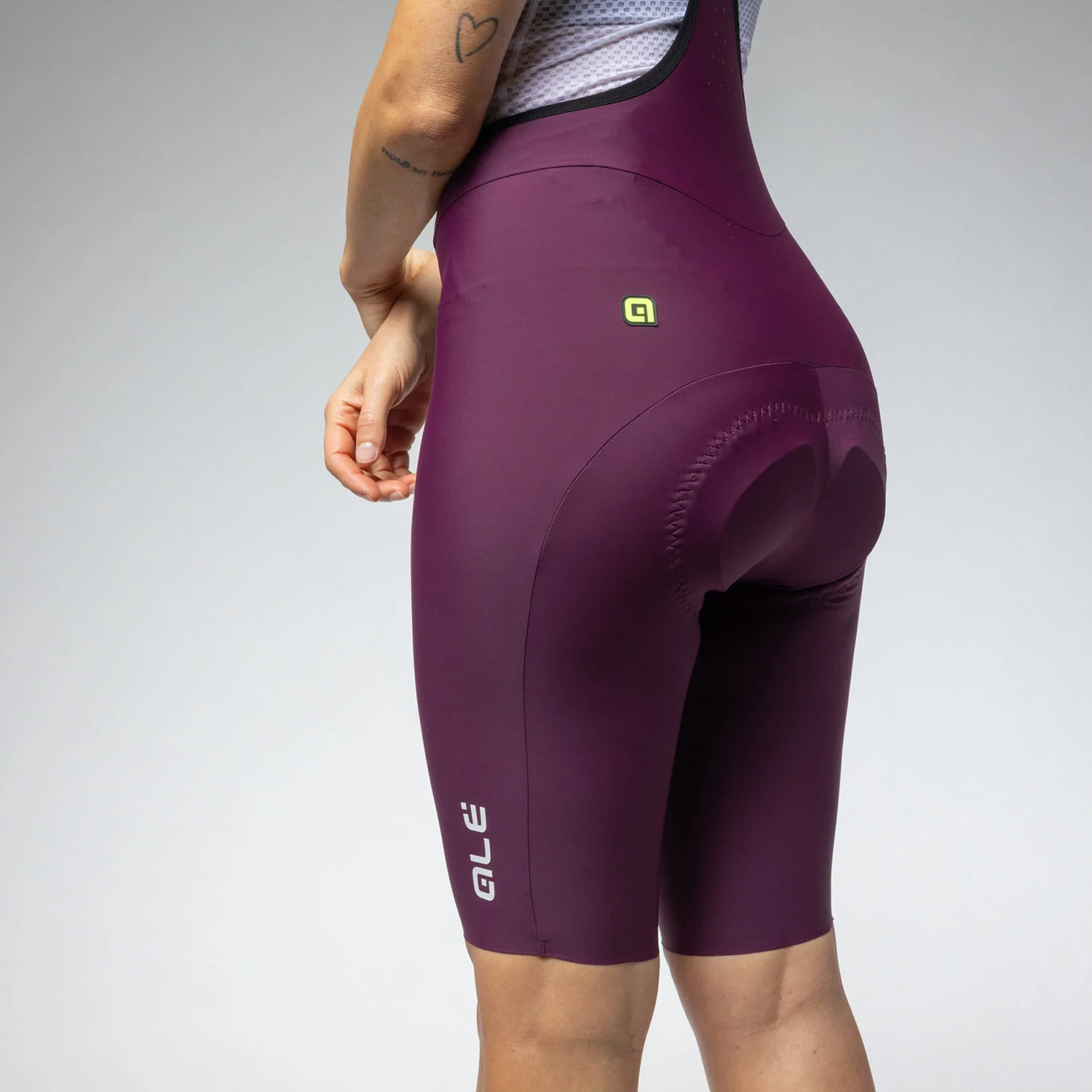 Ale Clothing Go R-EV1 Womens Bibshorts - M - Purple R-EV1 - Image 4