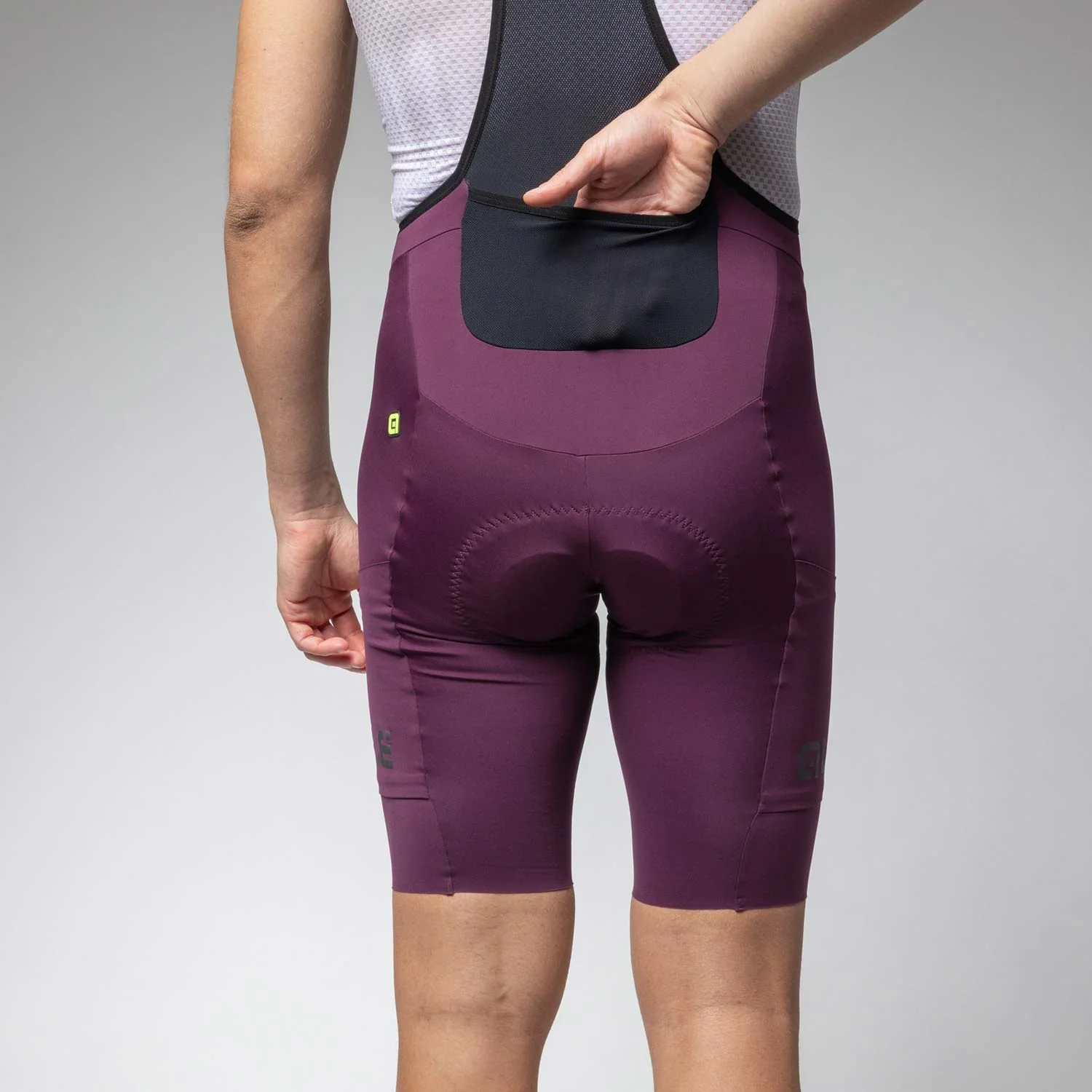 Ale Clothing Gravel Pro Off Road Bibshorts - M - Purple Off Road/Gravel - Image 6