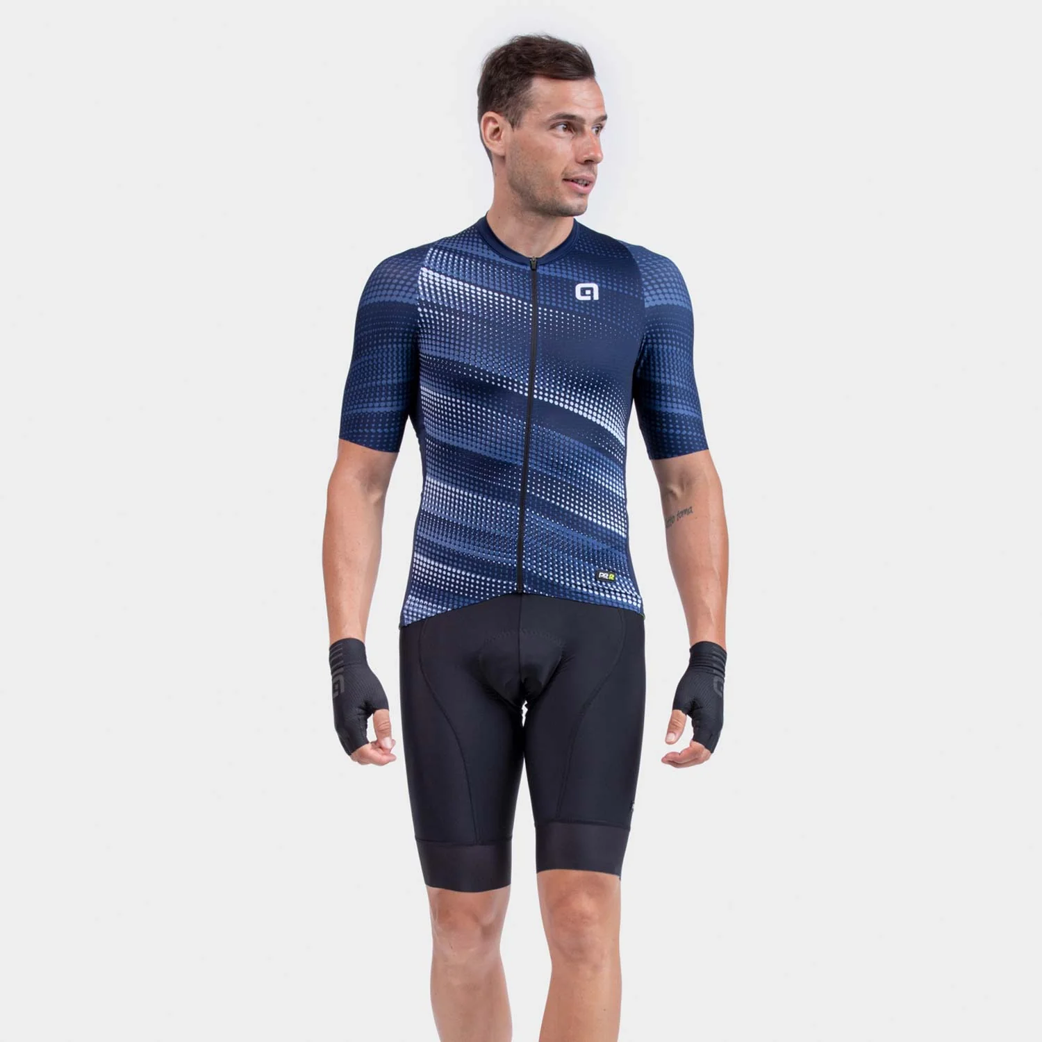 Ale Clothing Green Speed PR-R Short Sleeved Jersey Blue S