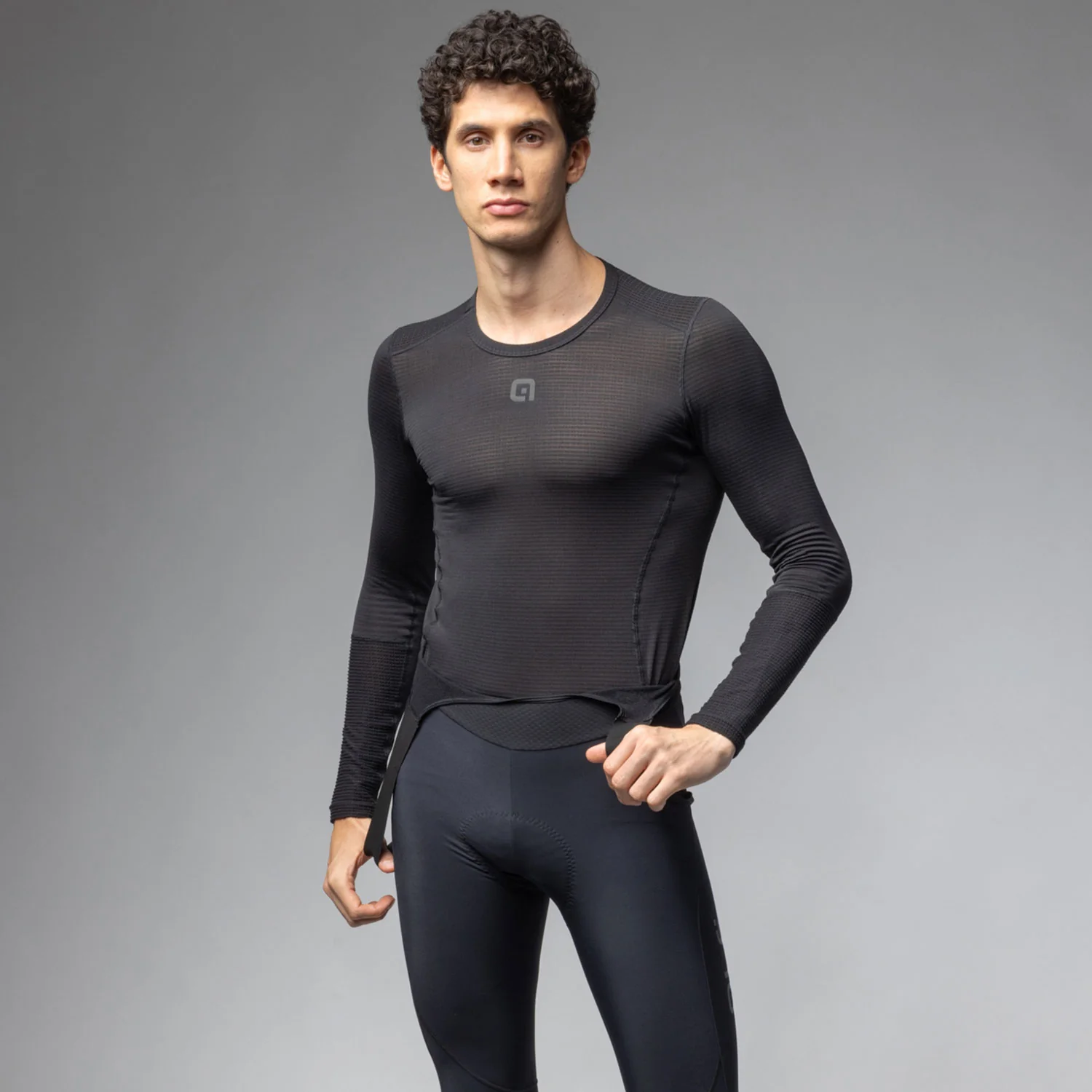 Ale Clothing Grid Intimo Long Sleeved Baselayer Black XL/XXL