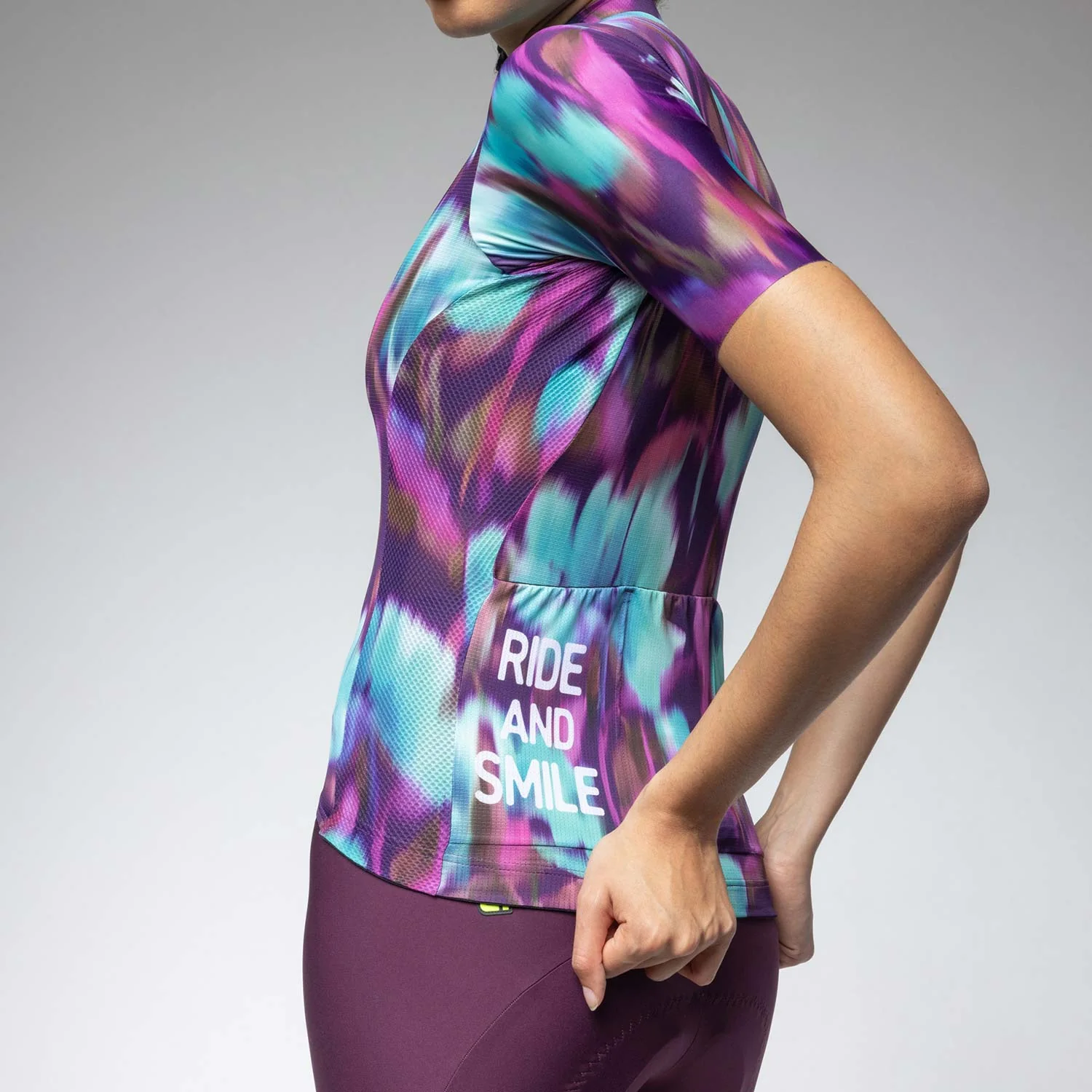 Ale Clothing Jardin 2.0 PR-E Womens Short Sleeved Jersey - L - Purple PR-E - Image 3