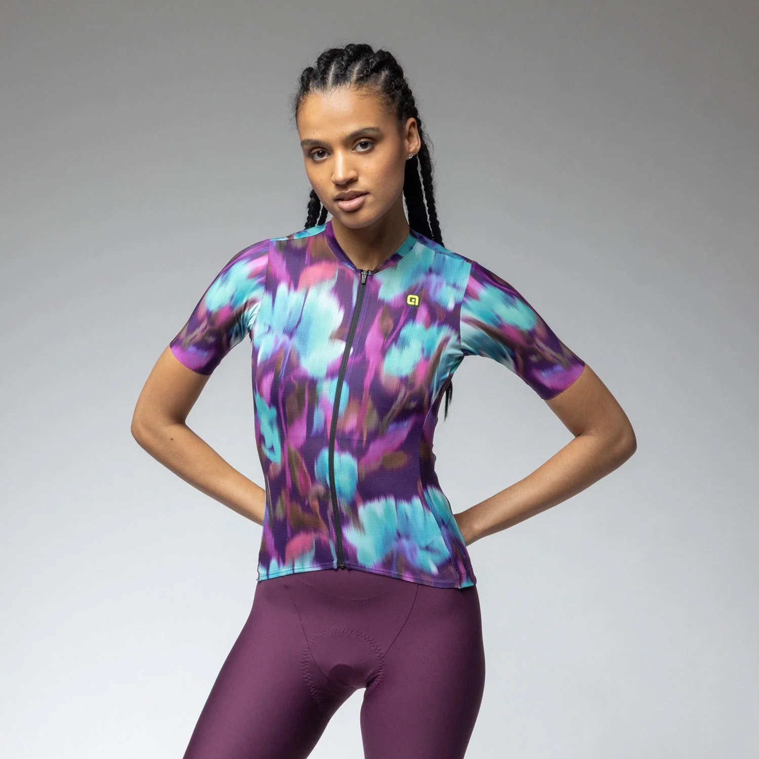 Ale Clothing Jardin 2.0 PR-E Womens Short Sleeved Jersey - M - Purple PR-E