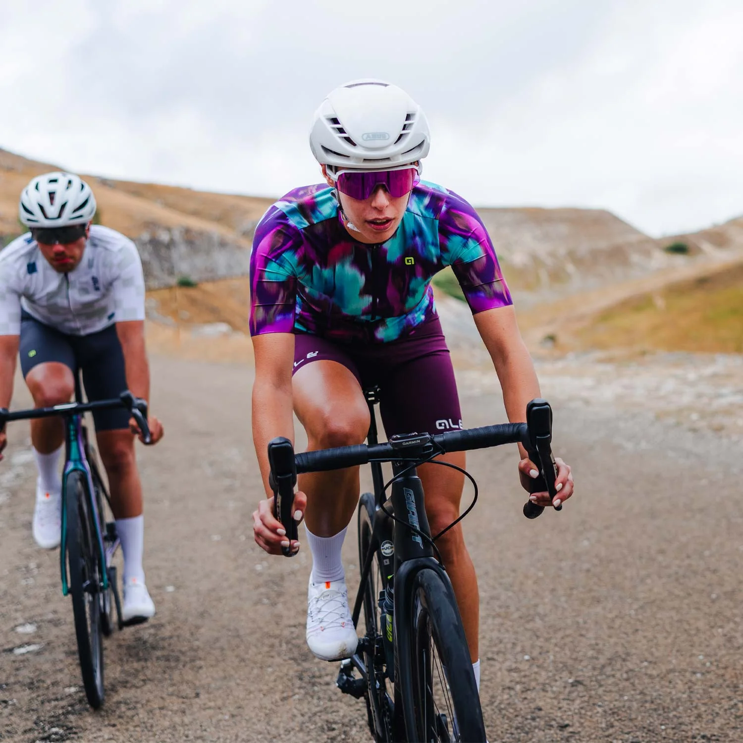 Ale Clothing Jardin 2.0 PR-E Womens Short Sleeved Jersey - S - Purple PR-E - Image 6