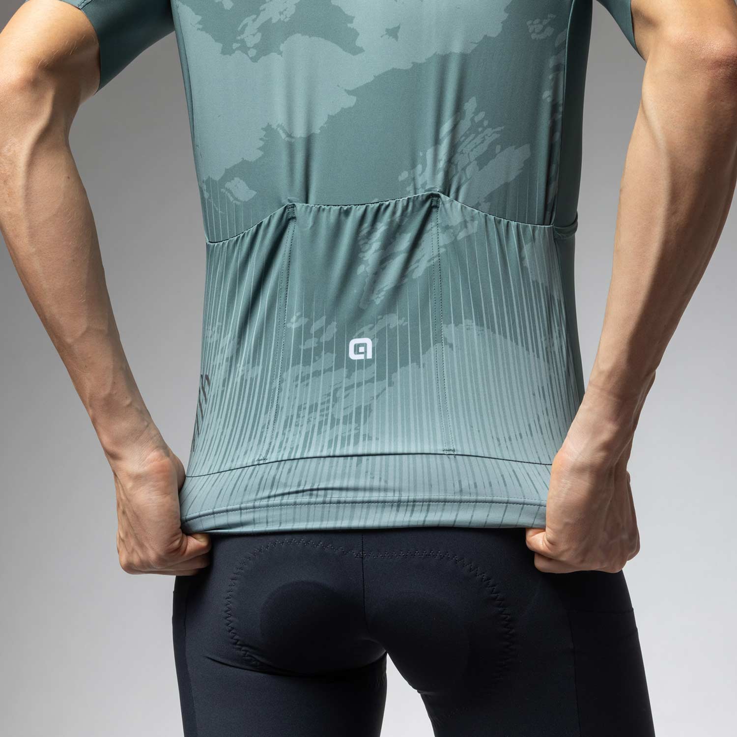 Ale Clothing Krakatoa Off Road Short Sleeved Jersey - XXL - Green Off Road/Gravel - Image 5