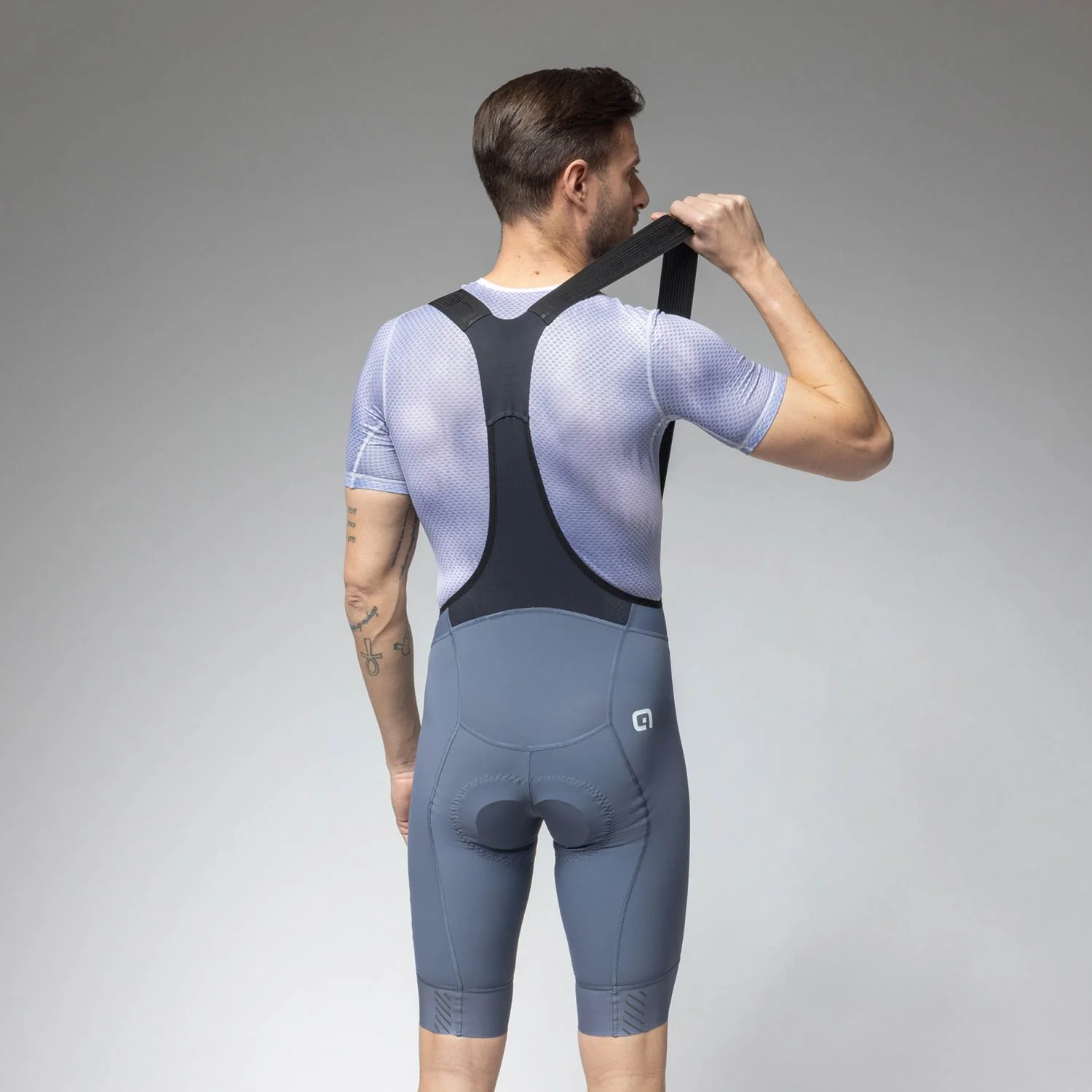 Ale Clothing Magic Colour PR-E Bibshorts - M - Grey PR-E - Image 2