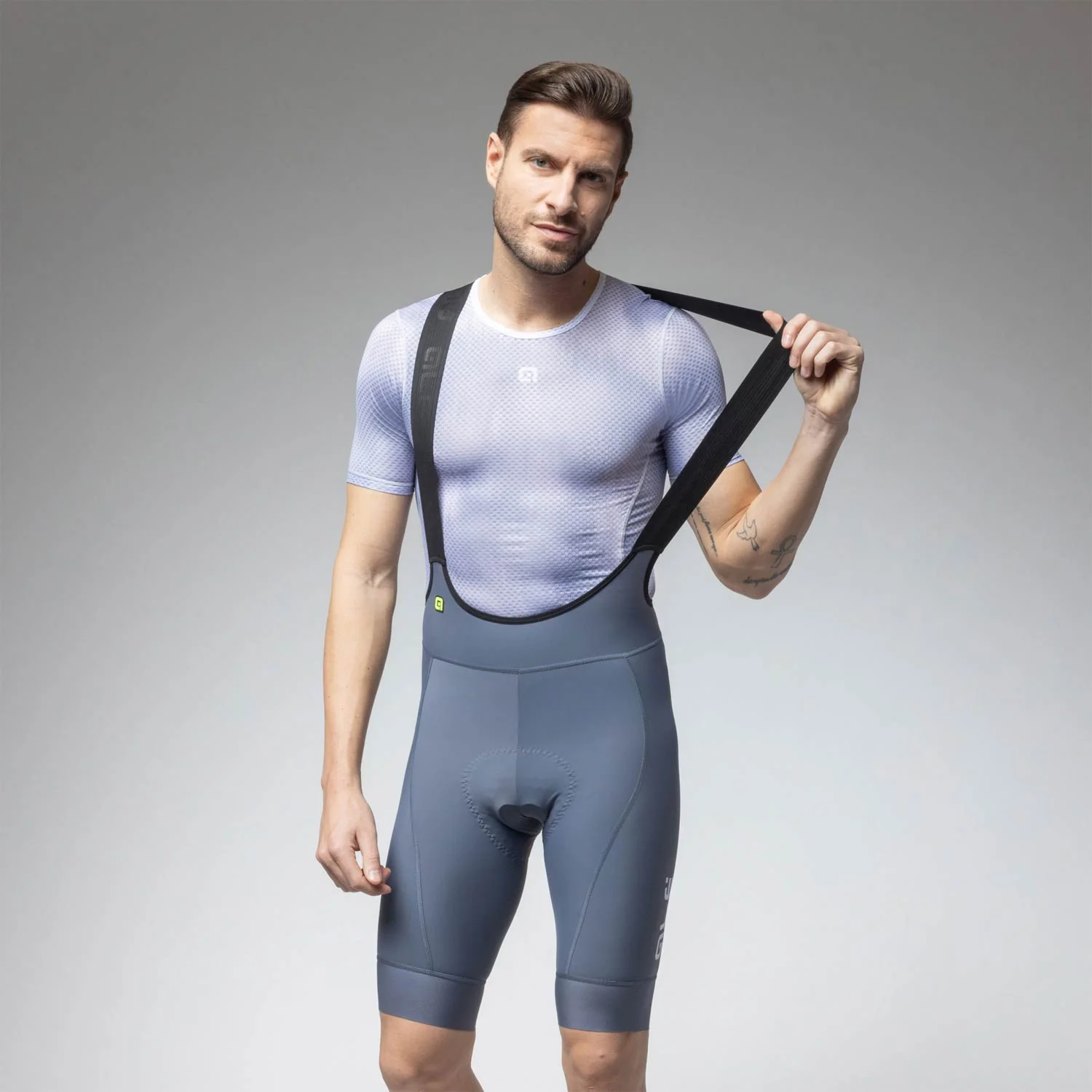 Ale Clothing Magic Colour PR-E Bibshorts - XL - Grey PR-E