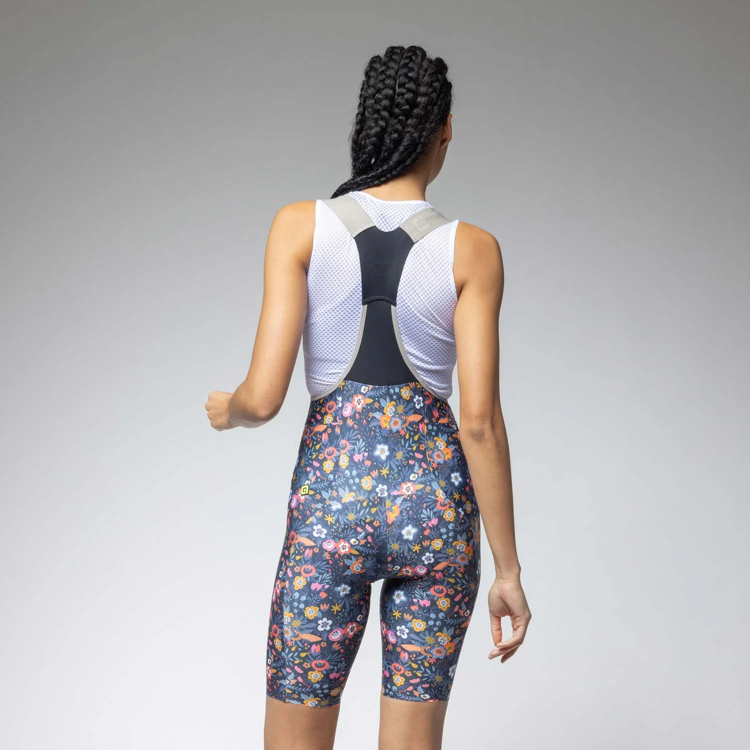 Ale Clothing Master Graphic PR-E Womens Bibshorts - M - Blue PR-E - Image 2