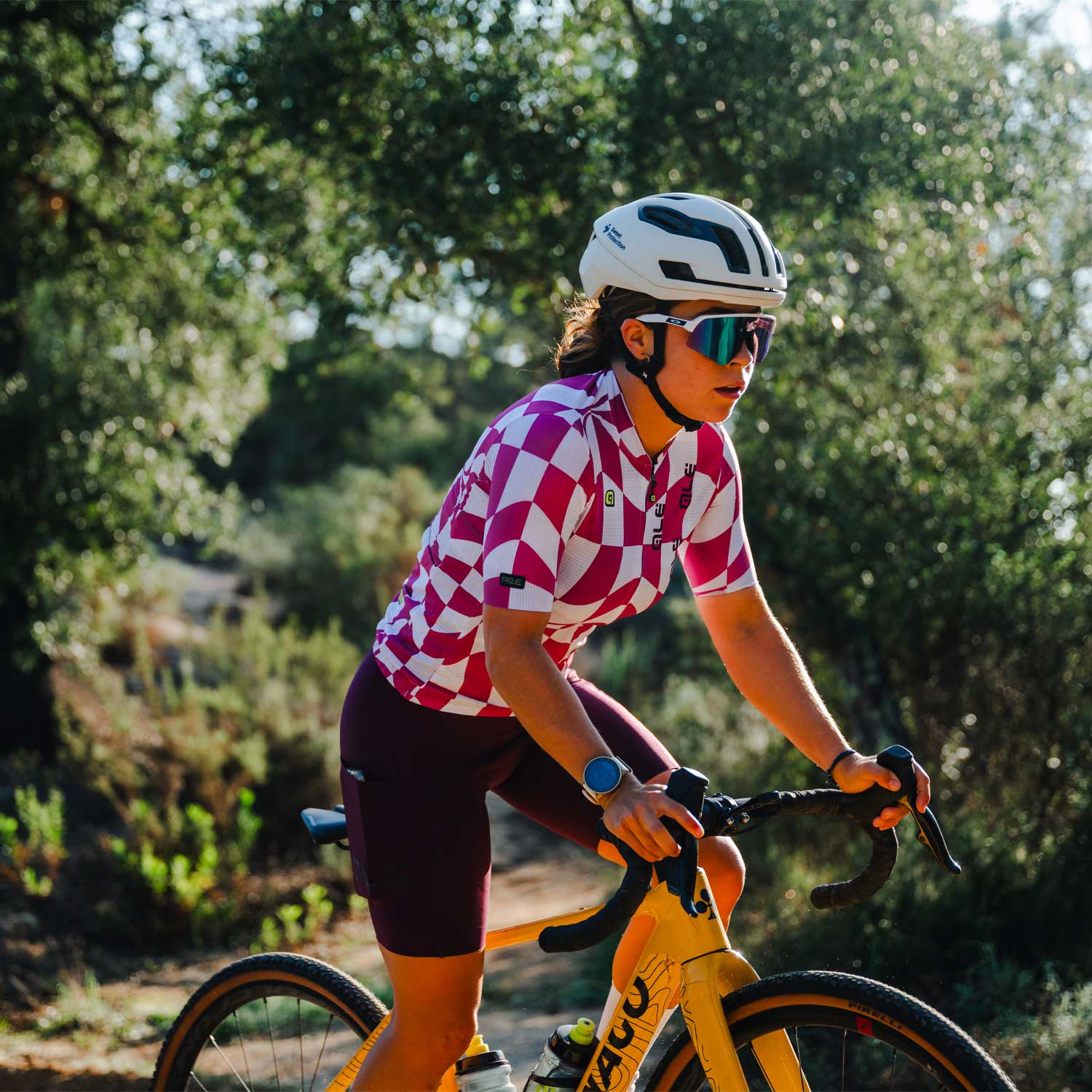 Ale Clothing Multiverso 2.0 PR-E Womens Short Sleeved Jersey - S - Pink PR-E - Image 5