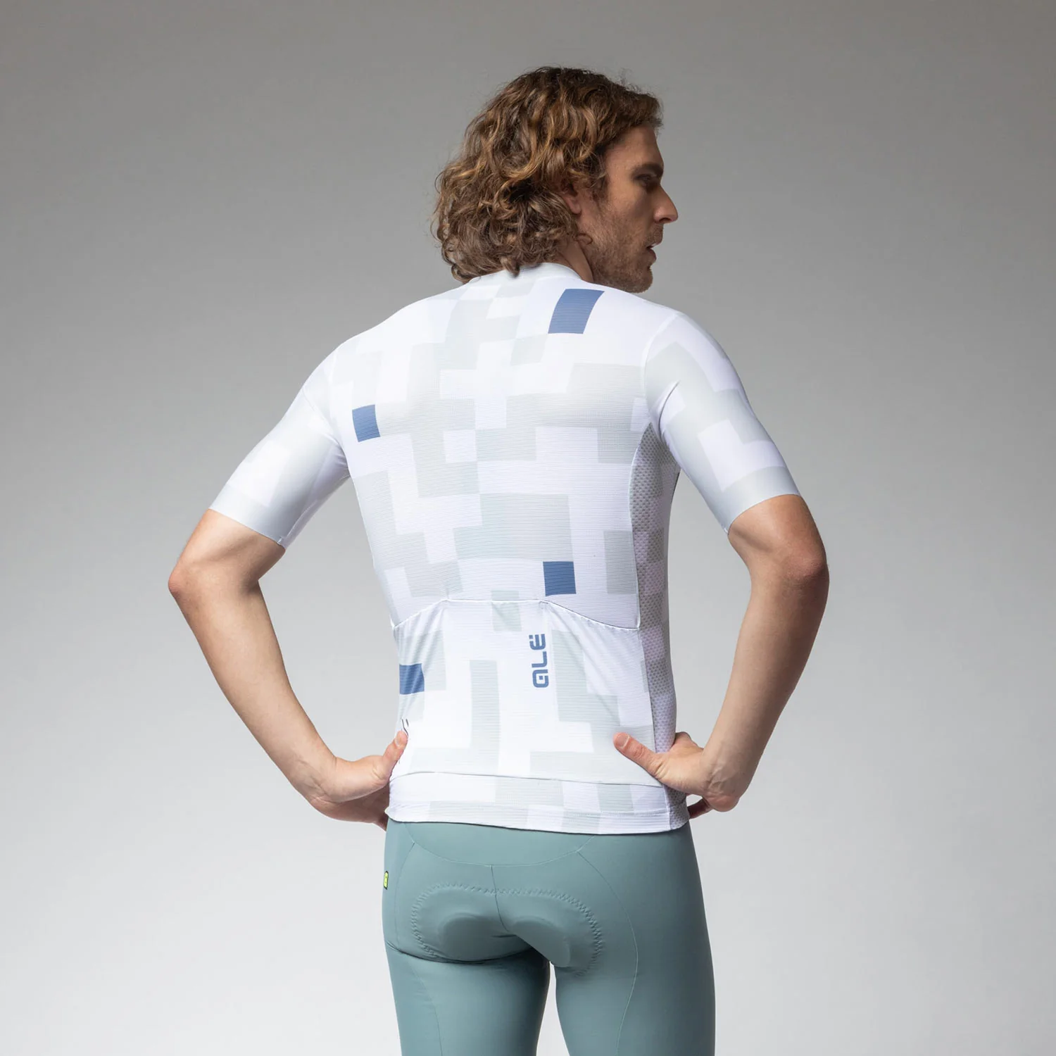 Ale Clothing Pixel Pragma Short Sleeved Jersey - L - White Pragma - Image 2