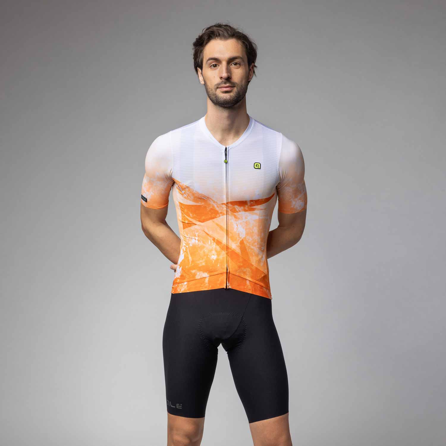 Ale Clothing Quartz Pr-E SS Jersey Orange M