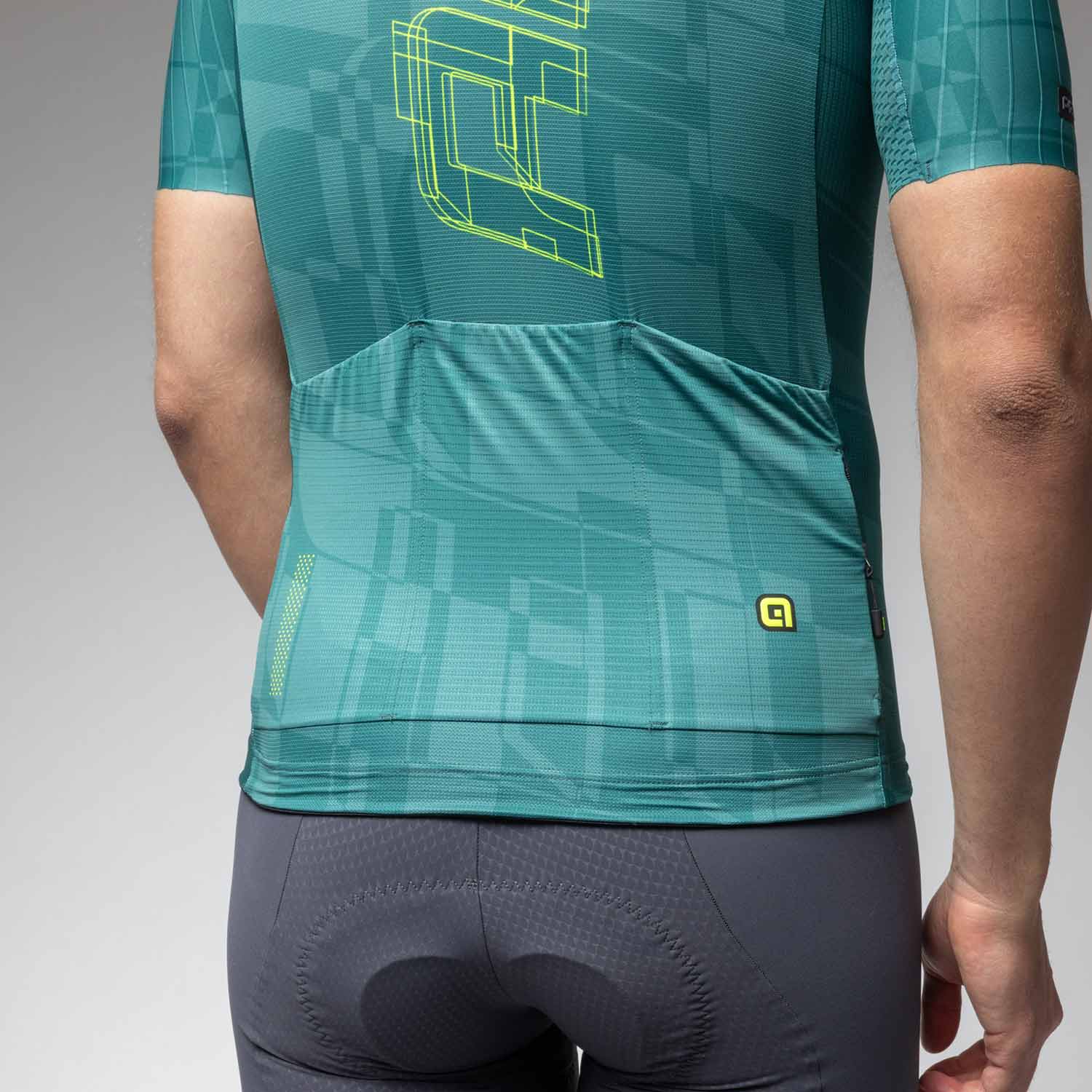 Ale Clothing Schema PR-E Short Sleeved Jersey - L - Green PR-E - Image 5