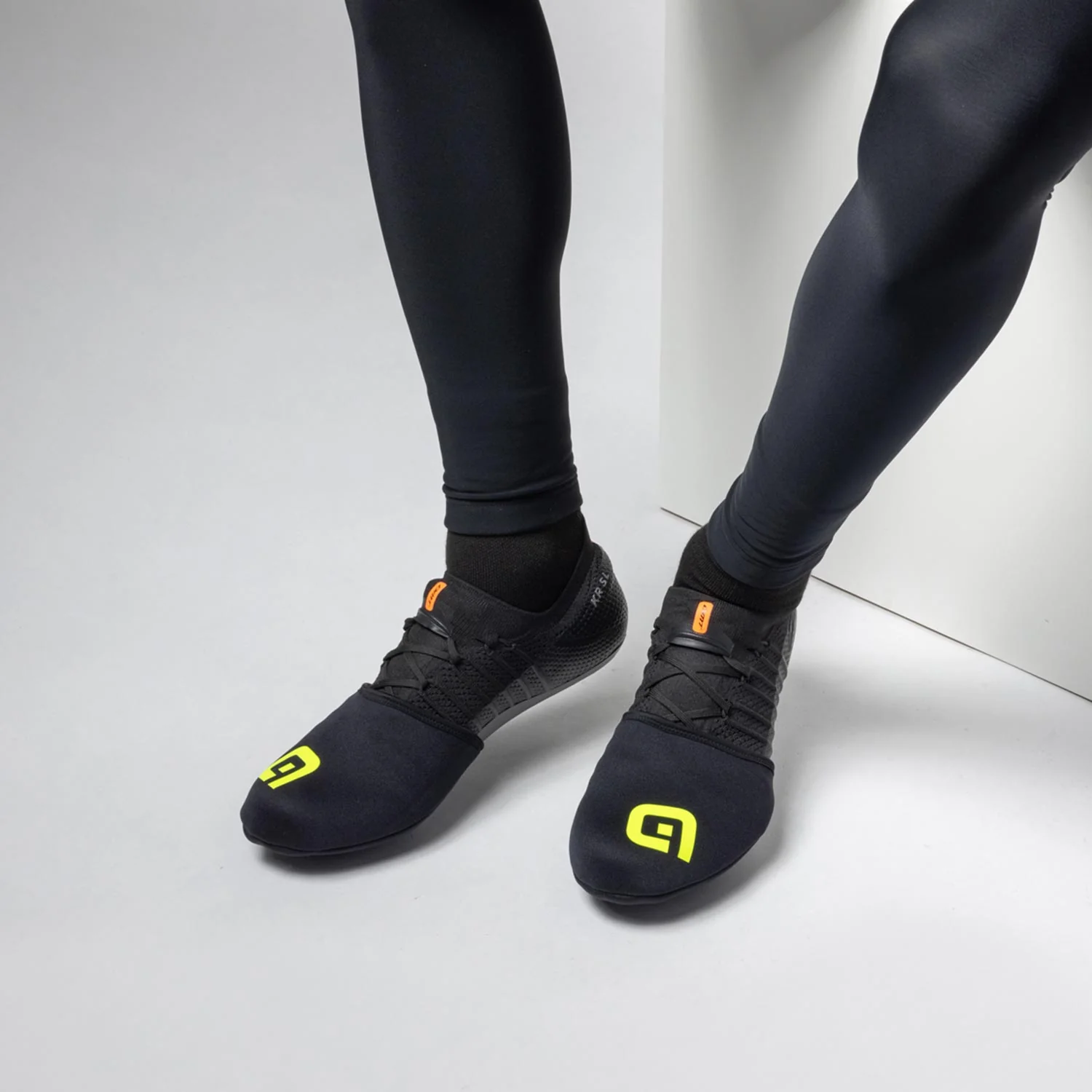 Ale Clothing Shield Toecovers Black/Yellow L