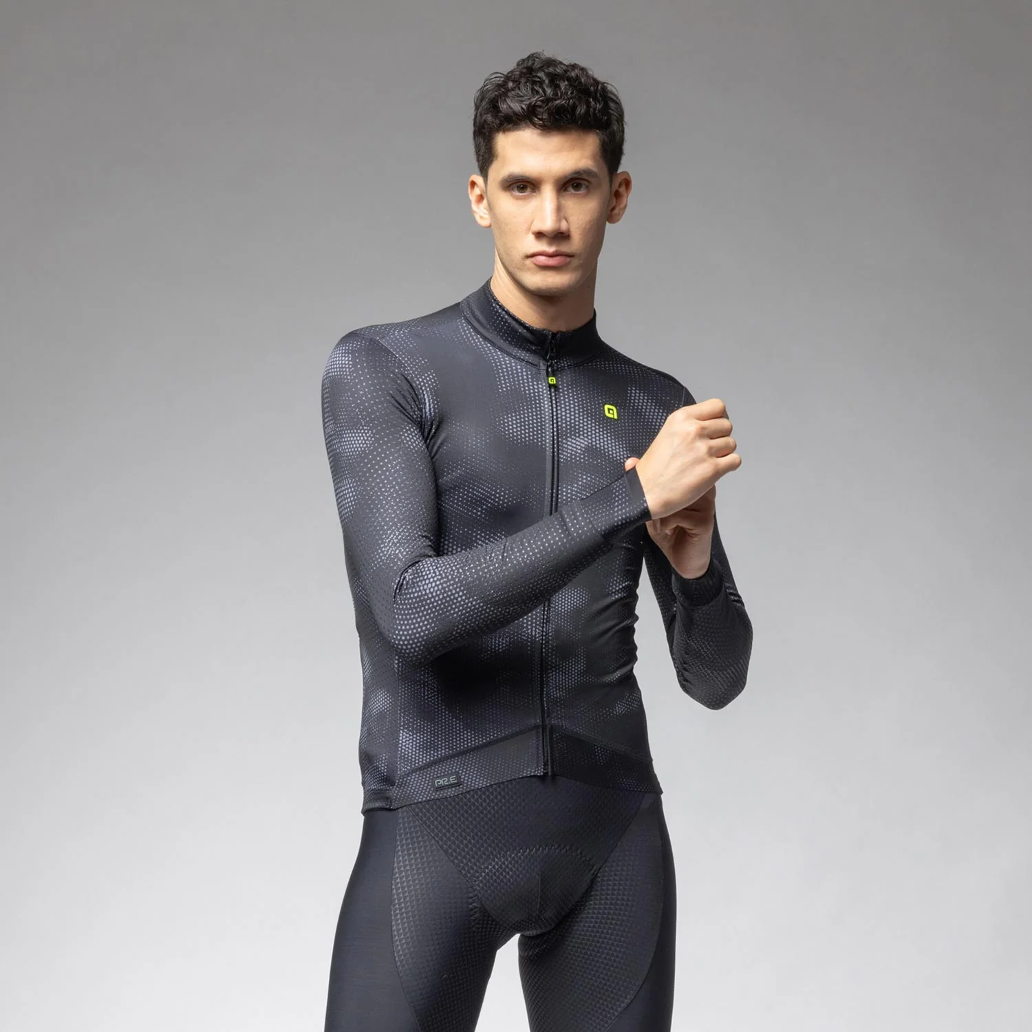 Ale Clothing Spray PR-E Long Sleeved Jersey Black L
