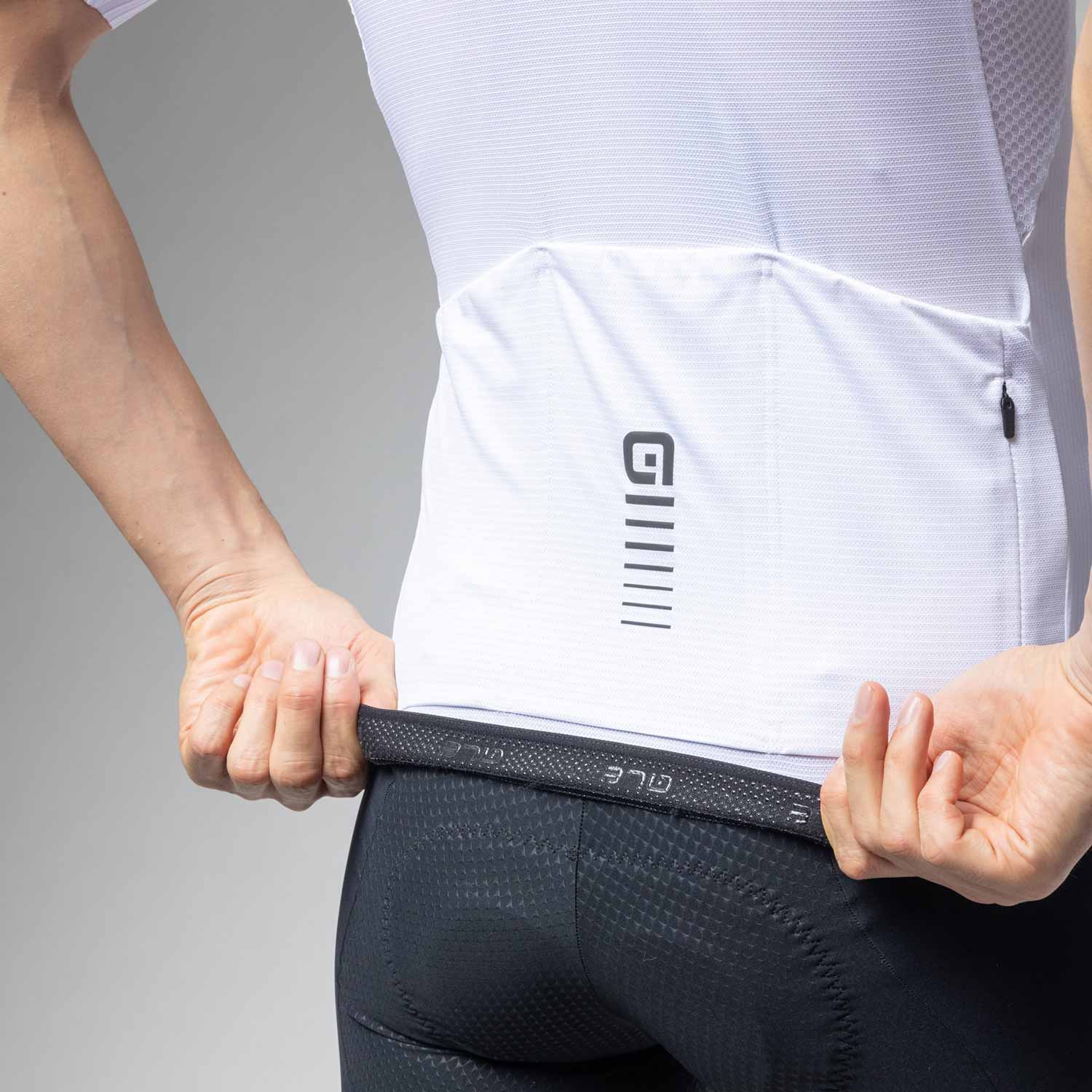 Ale Clothing Sprinter 2.0 R-EV1 Short Sleeved Jersey - M - White R-EV1 - Image 5