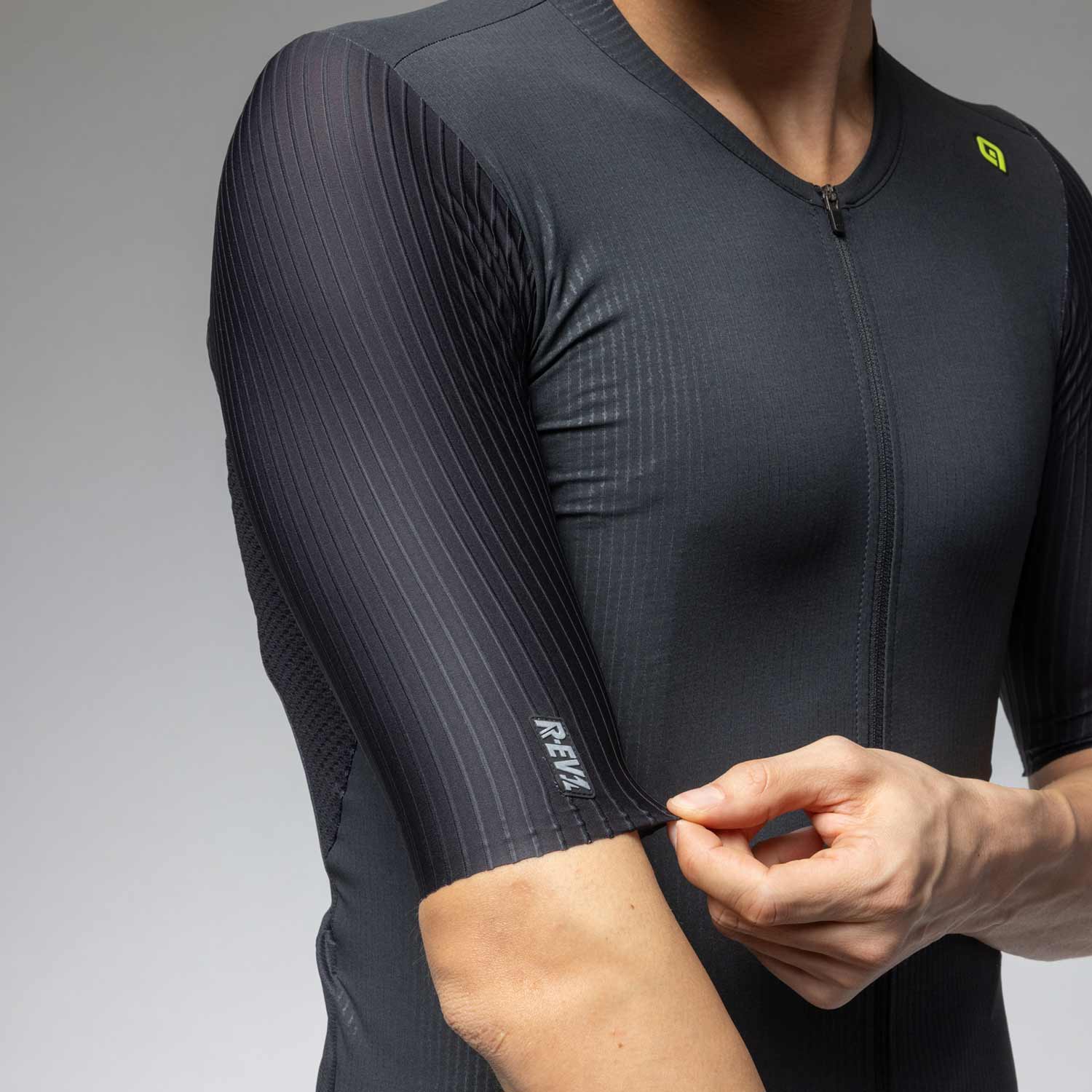 Ale Clothing Sprinter 2.0 R-EV1 Short Sleeved Jersey - S - Black R-EV1 - Image 3
