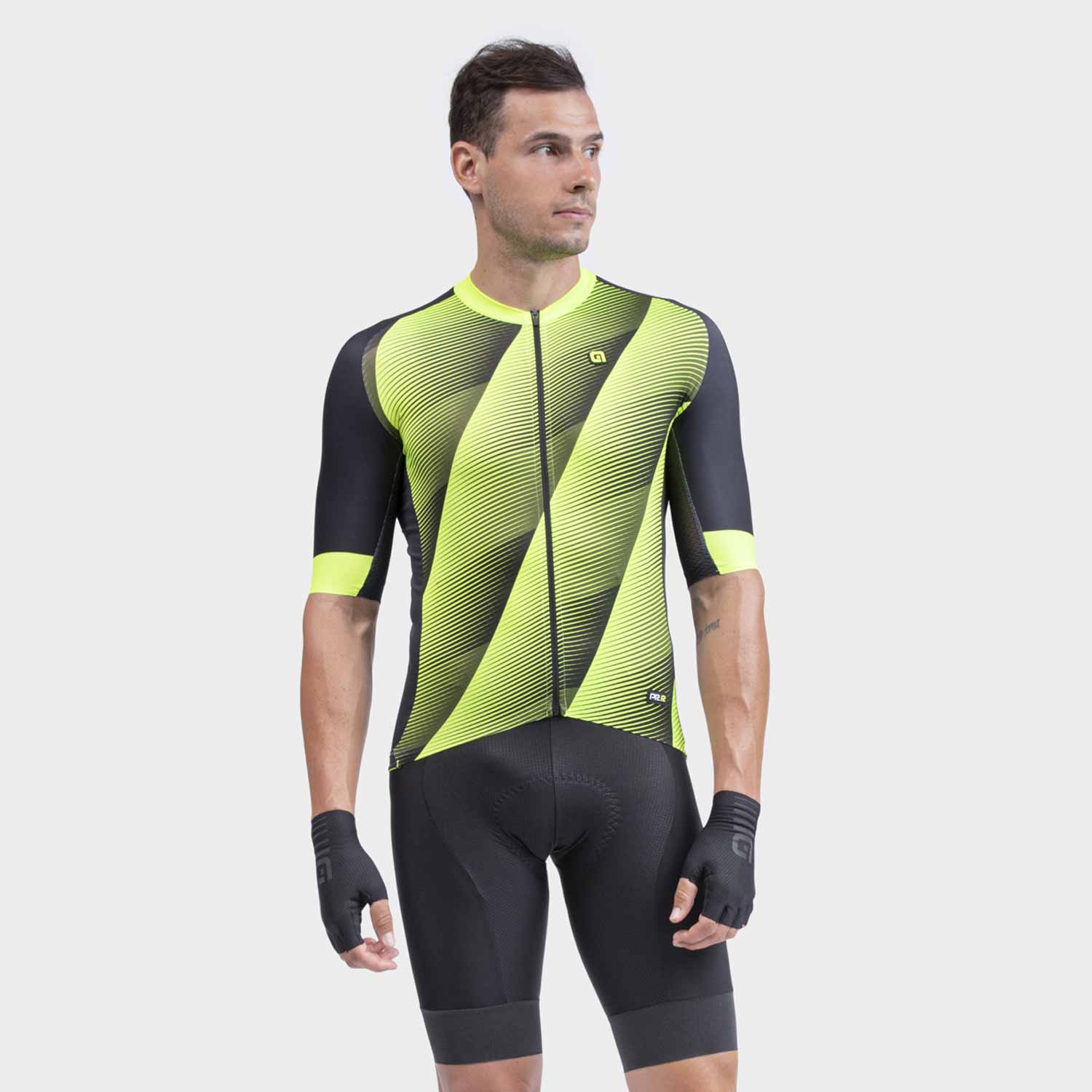 Ale Clothing Square PR-R SS Jersey Yellow M