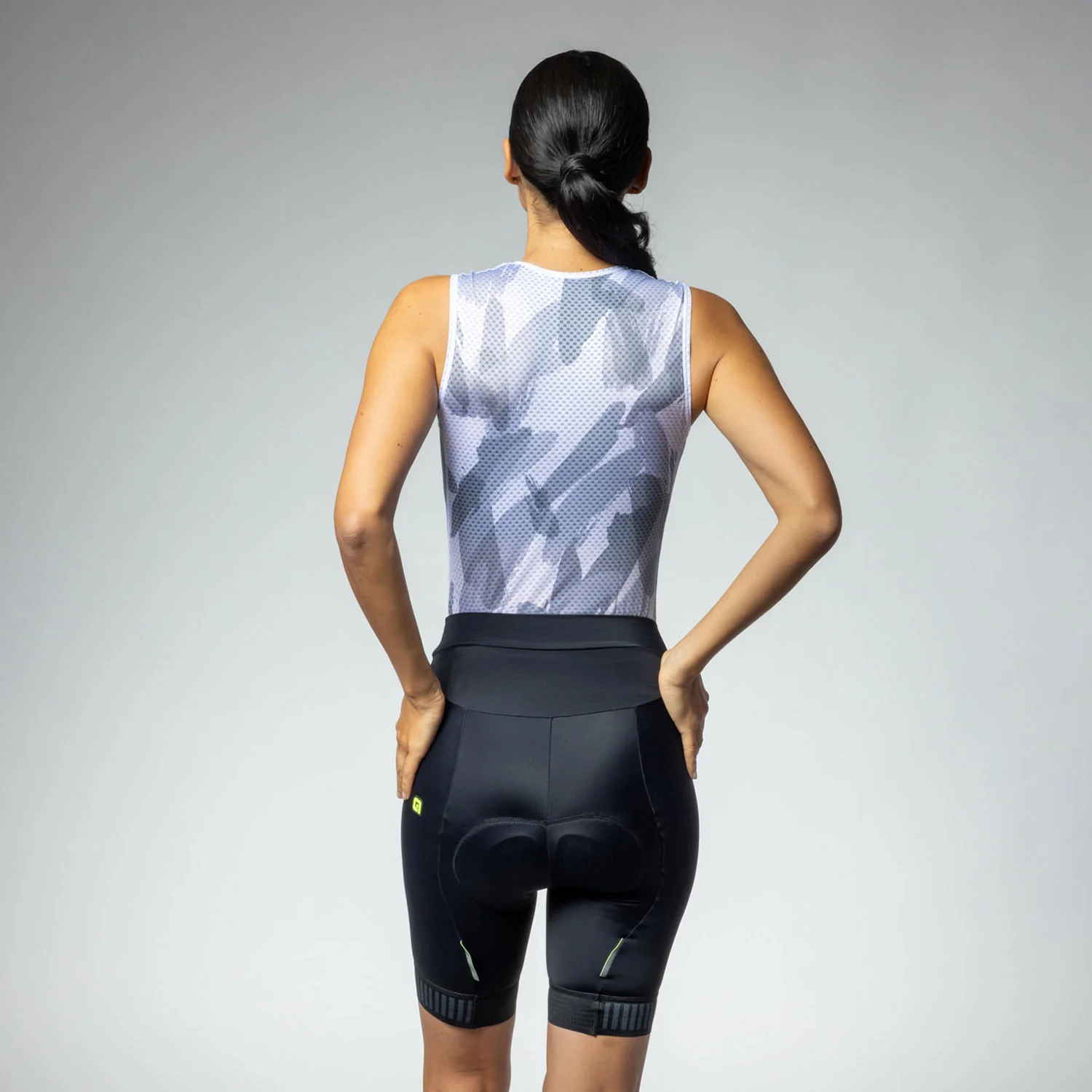 Ale Clothing Traguardo 2.0 Pragma Womens Shorts - XXL - Black-White Pragma - Image 2