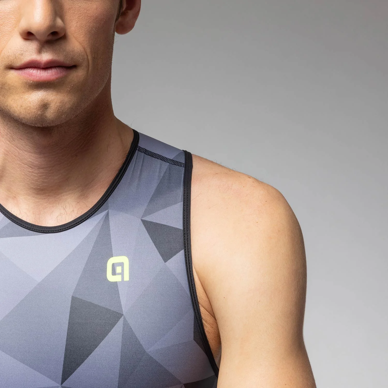 Ale Clothing Triple Sleeveless Tri Suit - S - Grey PR-E - Image 3