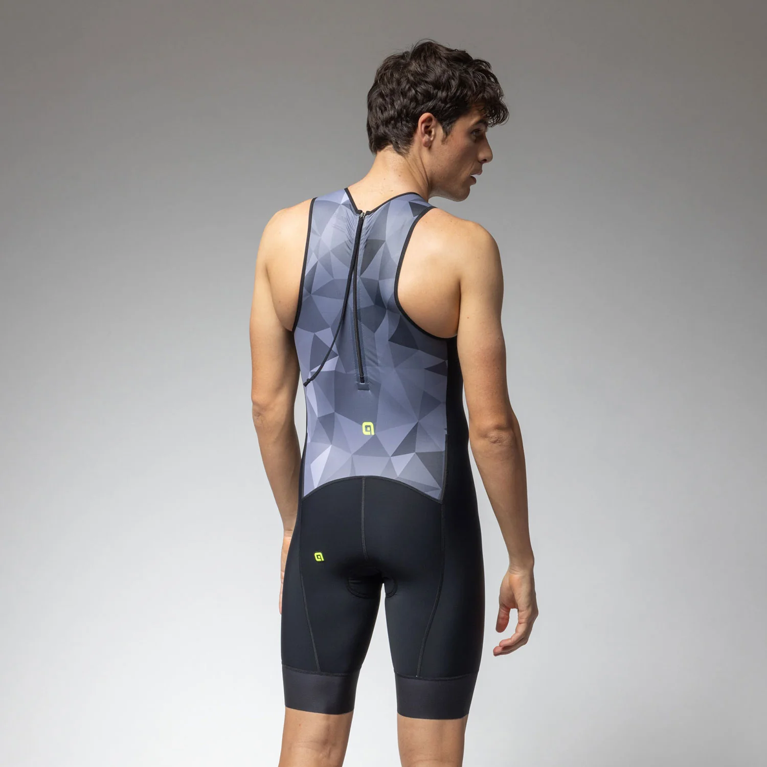Ale Clothing Triple Sleeveless Tri Suit - XXL - Grey PR-E - Image 2