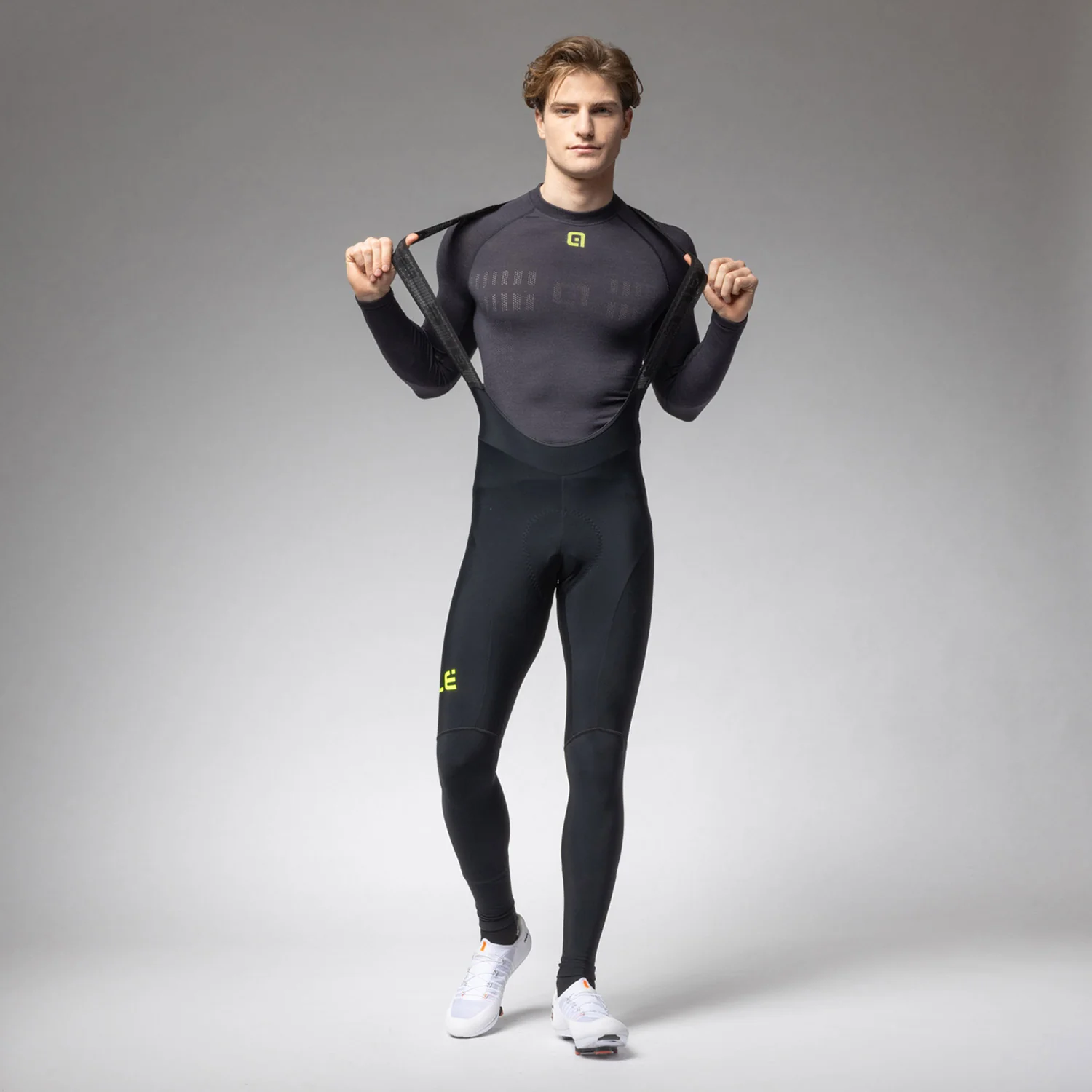 Ale Clothing Winter 2.0 Pragma Bibtights Fluo Yellow M