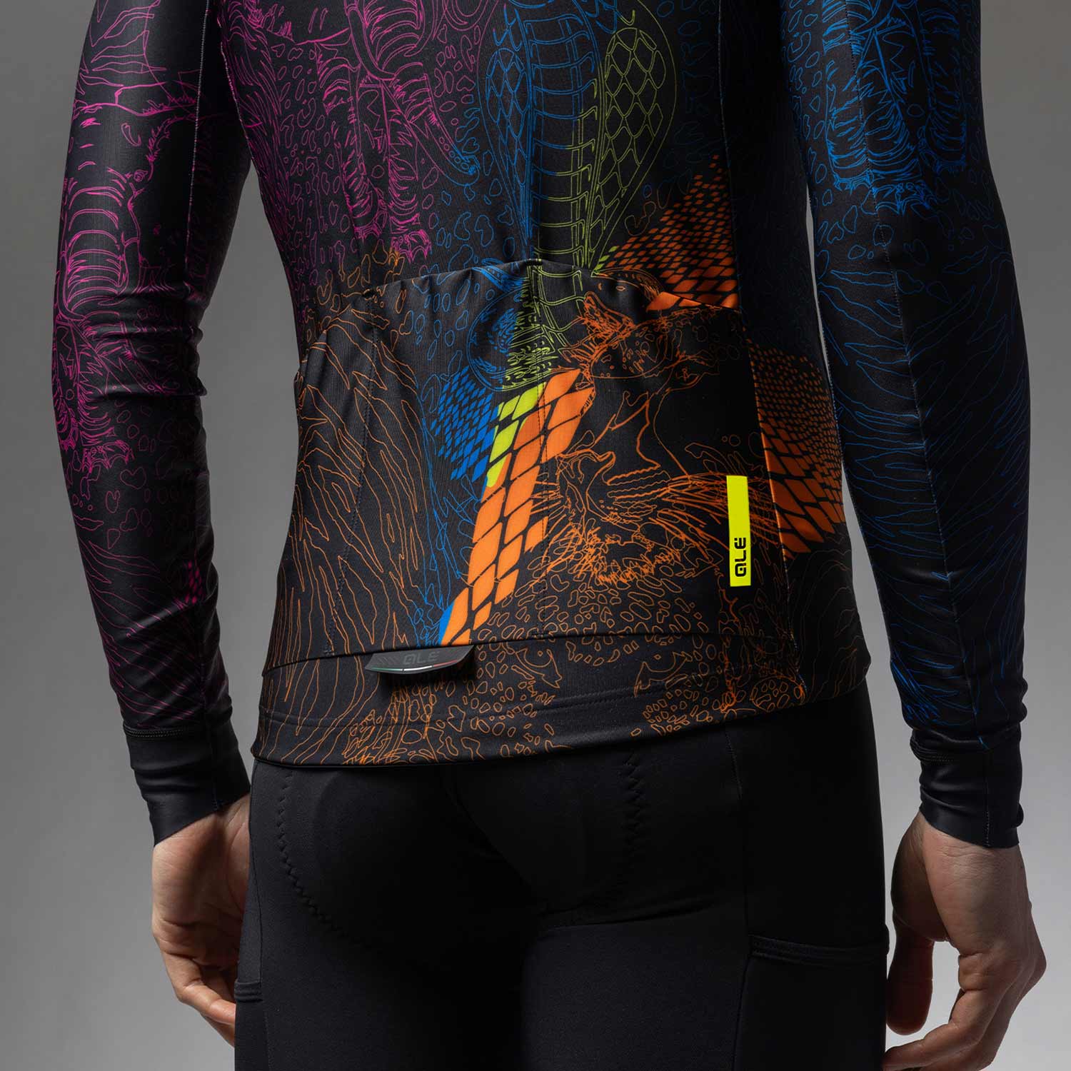 Ale Clothing Zanzibar Pragma Long Sleeved Jersey - M - Multi Pragma - Image 6