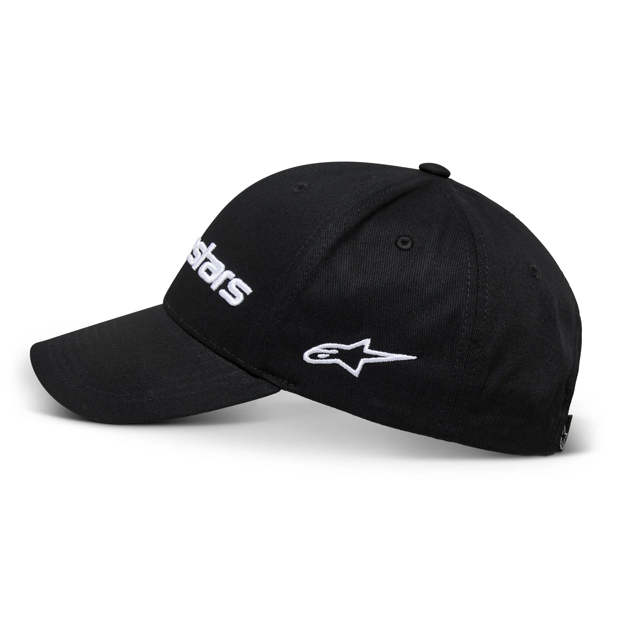 Alpinestars Linear Wordmark 2.0 Hat Black White - Image 3