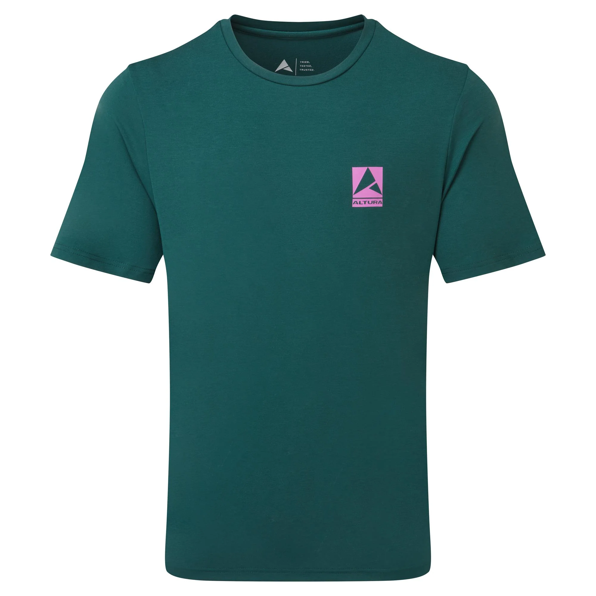 Altura Cyclepath Tech Tee: FOREST GREEN S