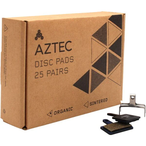 Aztec Organic Disc Brake Pads Shimano Deore M515 / M525 / M575 / TRP / Promax; x25